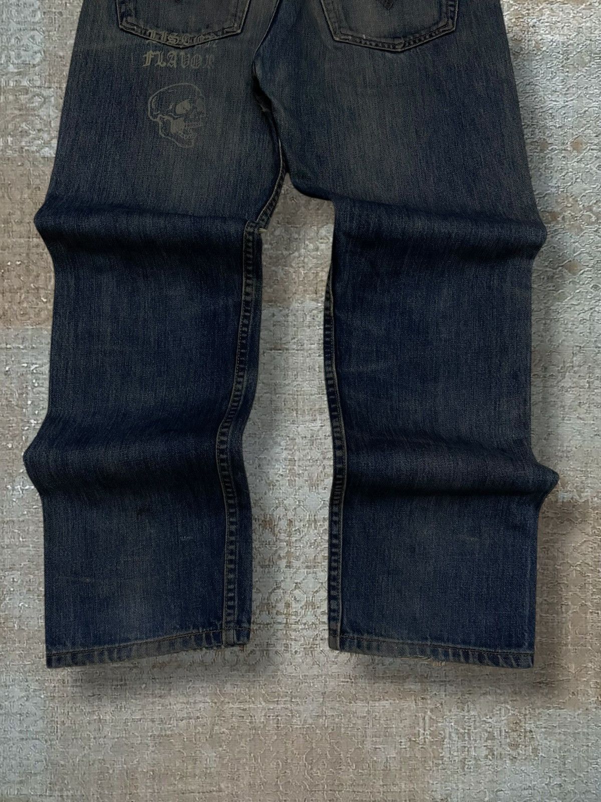 Levi's Vintage Clothing Vintage 1990s Designer Levis 501 Skull Distressed Denim Size US 31 - 11 Thumbnail