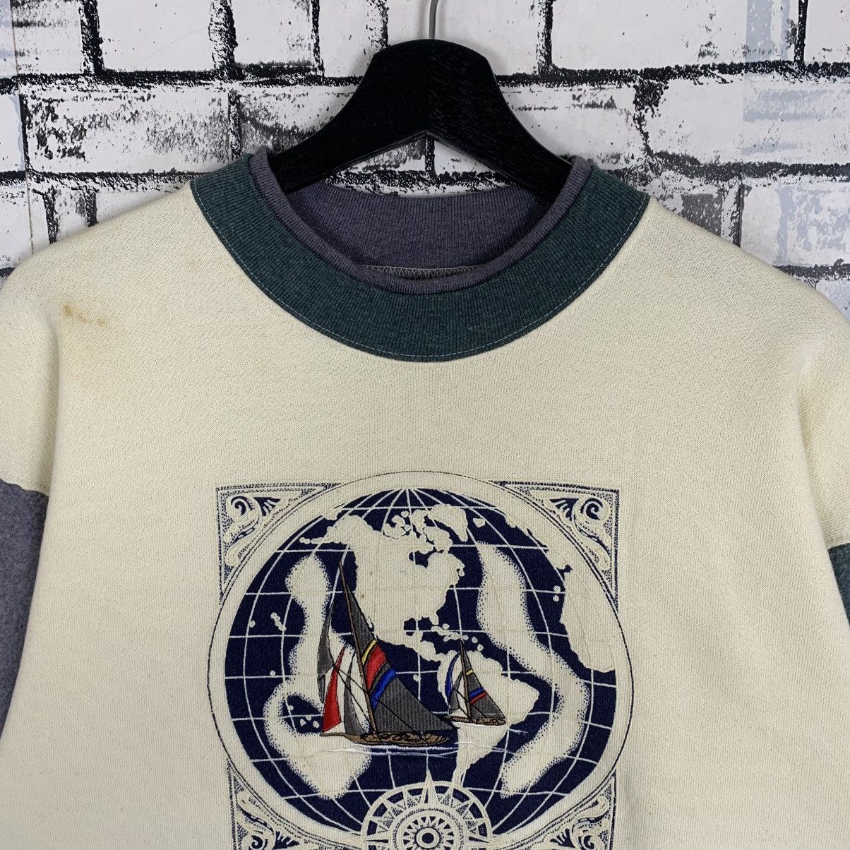 Designer × Vintage Vintage Nassau Bahamas Sweatshirt Size US M / EU 48-50 / 2 - 2 Thumbnail