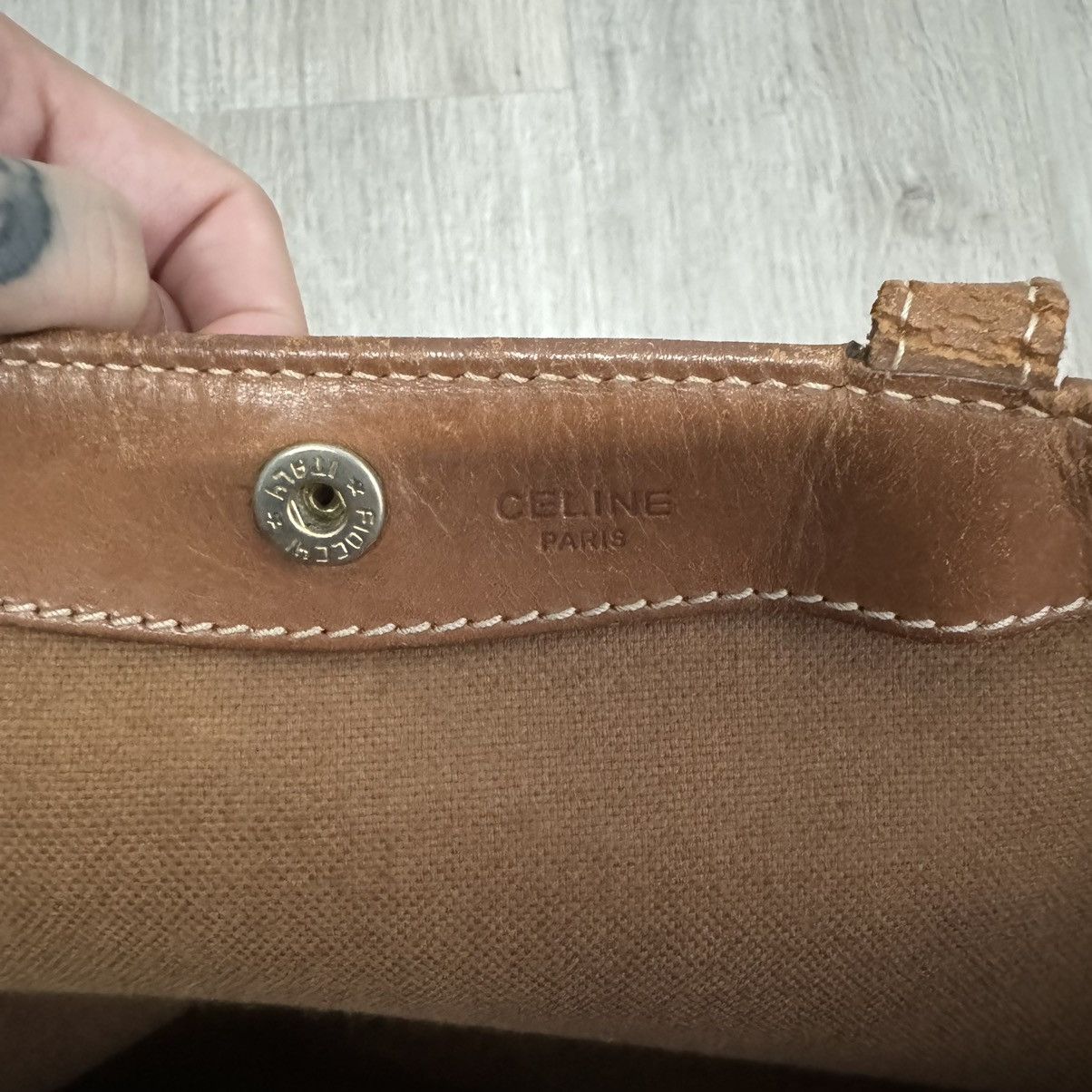 Celine Vintage Celine Tote Bag Size ONE SIZE - 6 Thumbnail