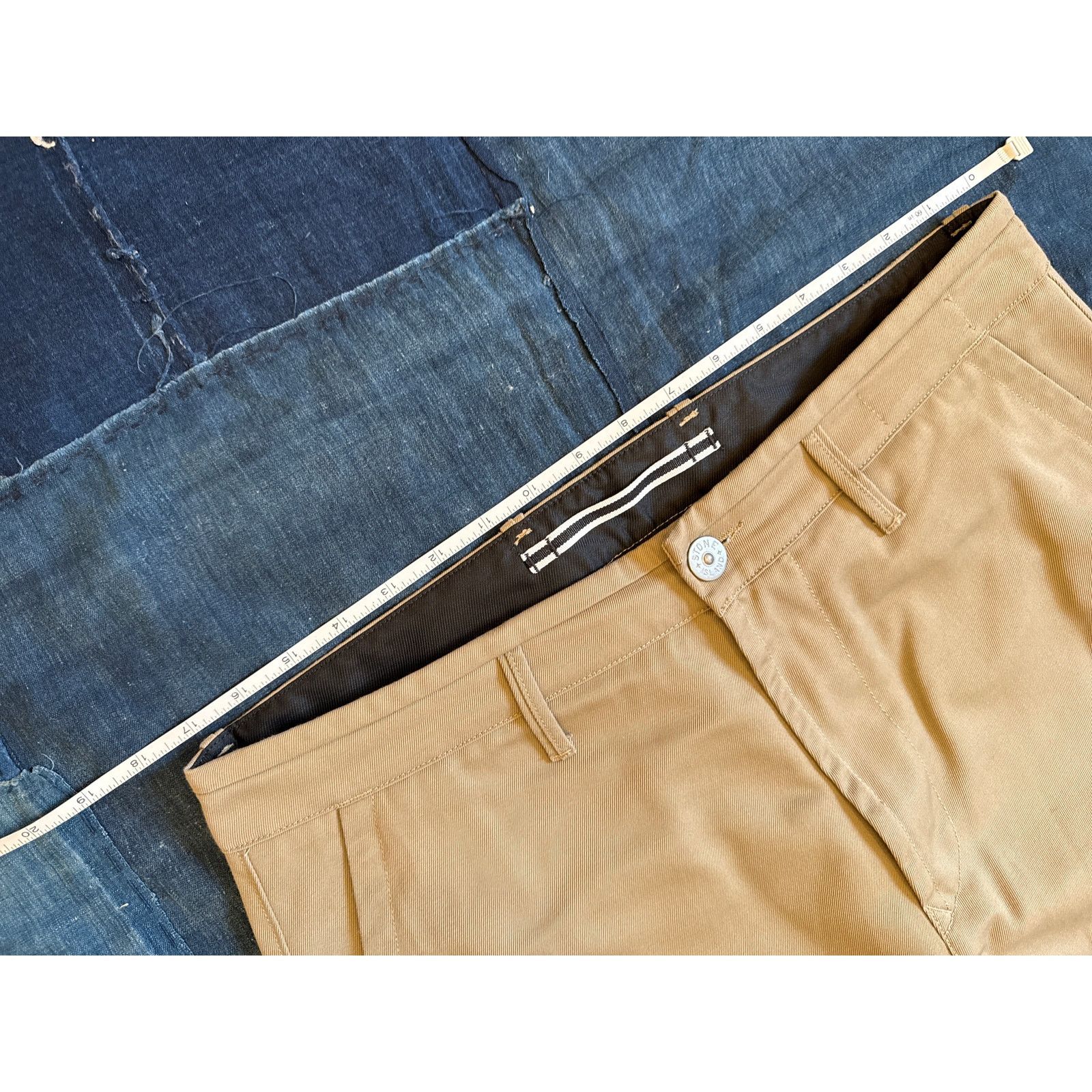 Stone Island Stone Island SS23 Gabardine Workwear Trouser 32 -Khaki Pants Size US 32 / EU 48 - 8 Thumbnail