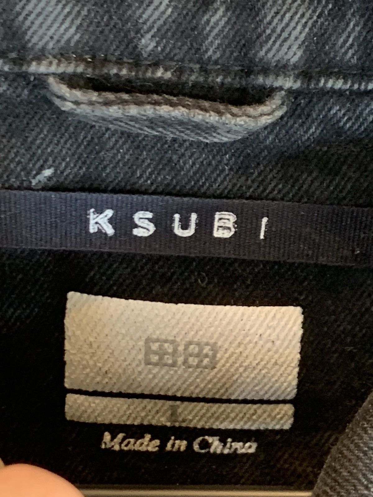 Designer × Ksubi *RARE* Ksubi Thrashed Distressed Faded Heavy Denim Jacket L Size US L / EU 52-54 / 3 - 8 Thumbnail
