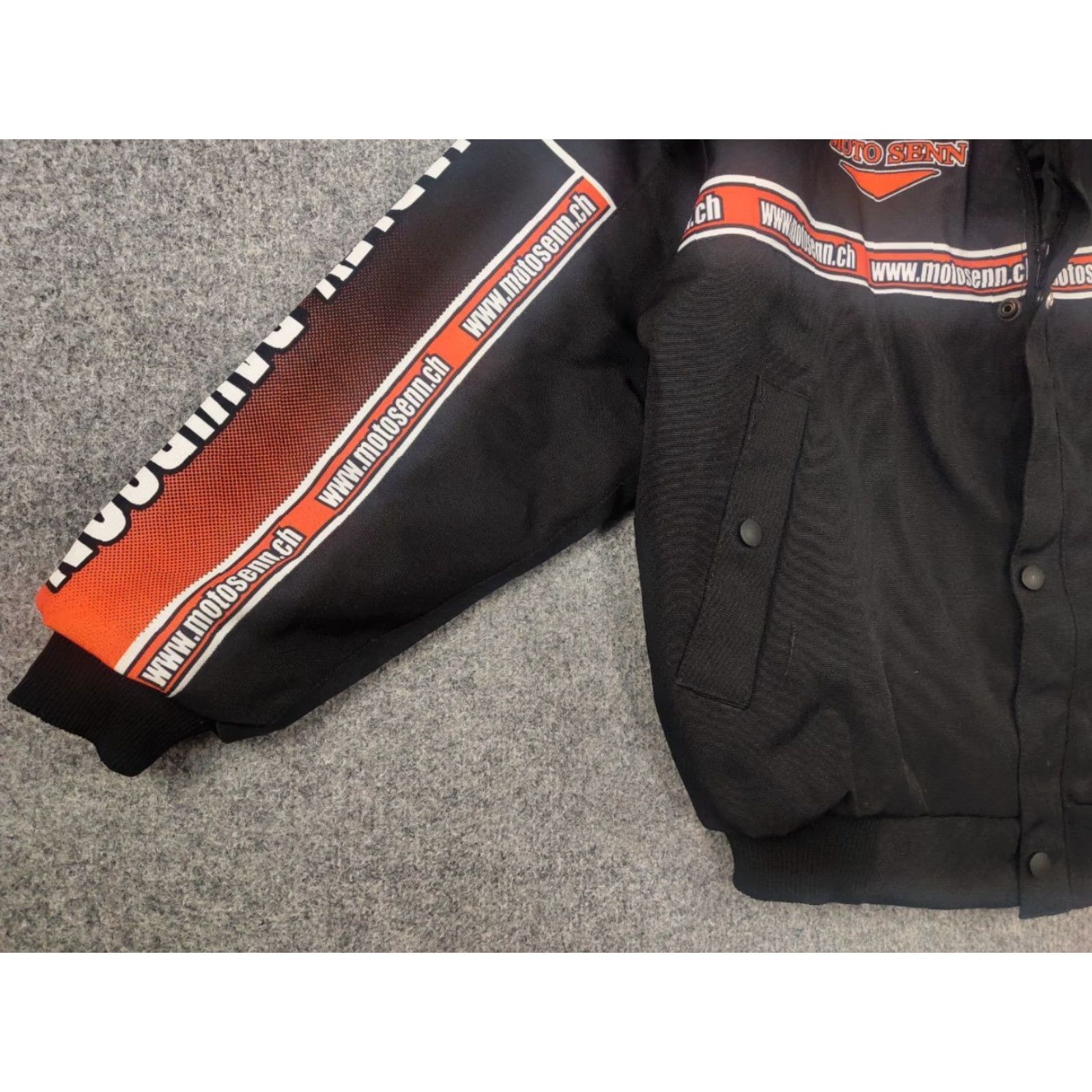 Harley Davidson VINTAGE Harley-Davidson Racing Black Jacket Bomber Moto Bike All Logo Y2K Style Size US S / EU 44-46 / 1 - 5 Thumbnail