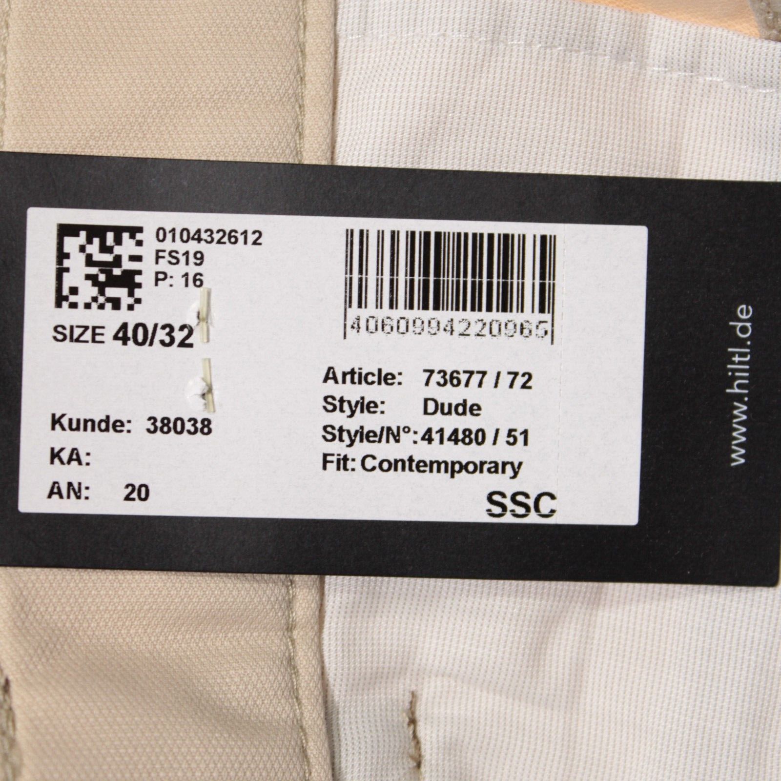 Hiltl Hiltl New with tags Chino Size 40 US In Beige Size US 40 / EU 56 - 8 Thumbnail