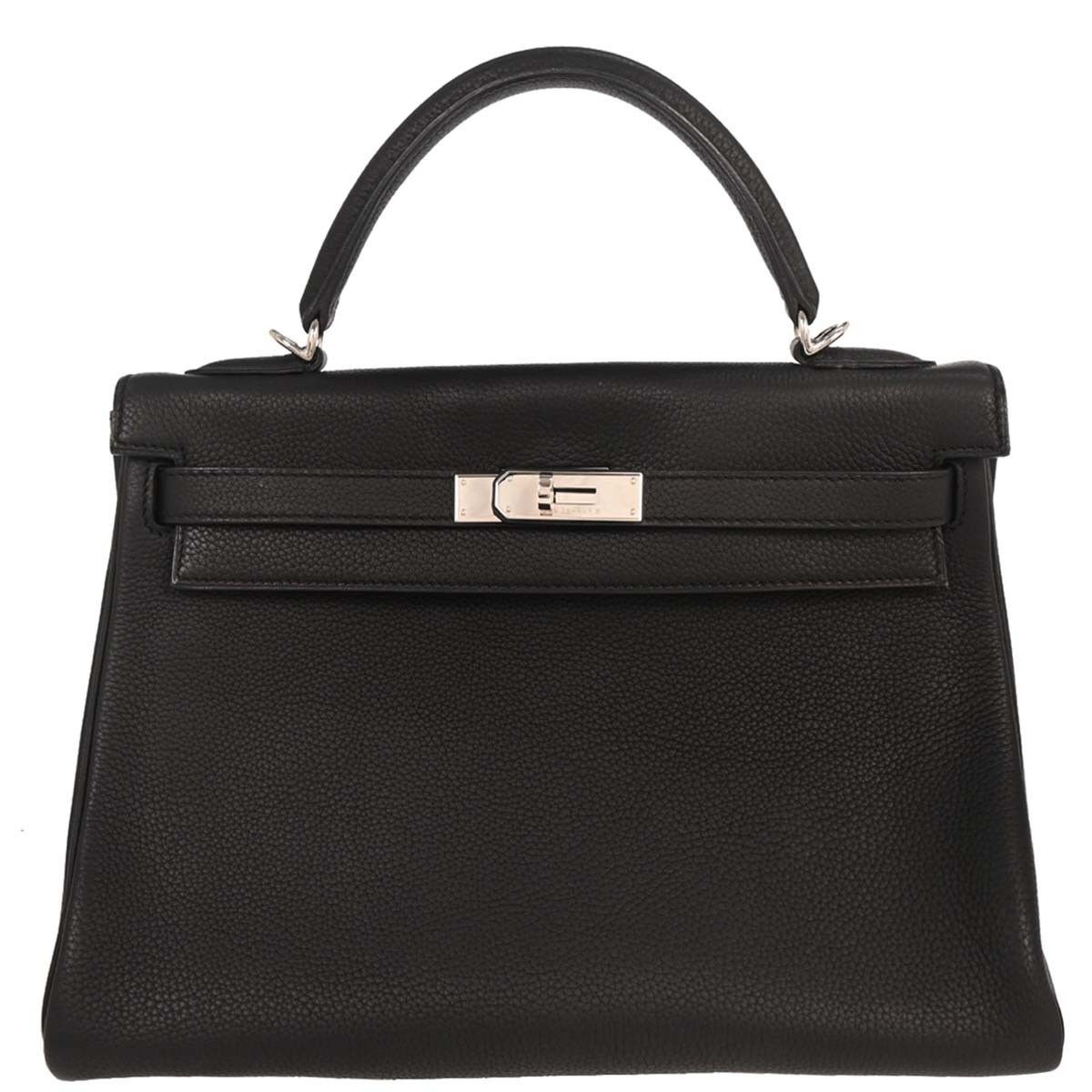Hermes Hermes Kelly Black Togo with Gold Hardware Size ONE SIZE - 1 Thumbnail