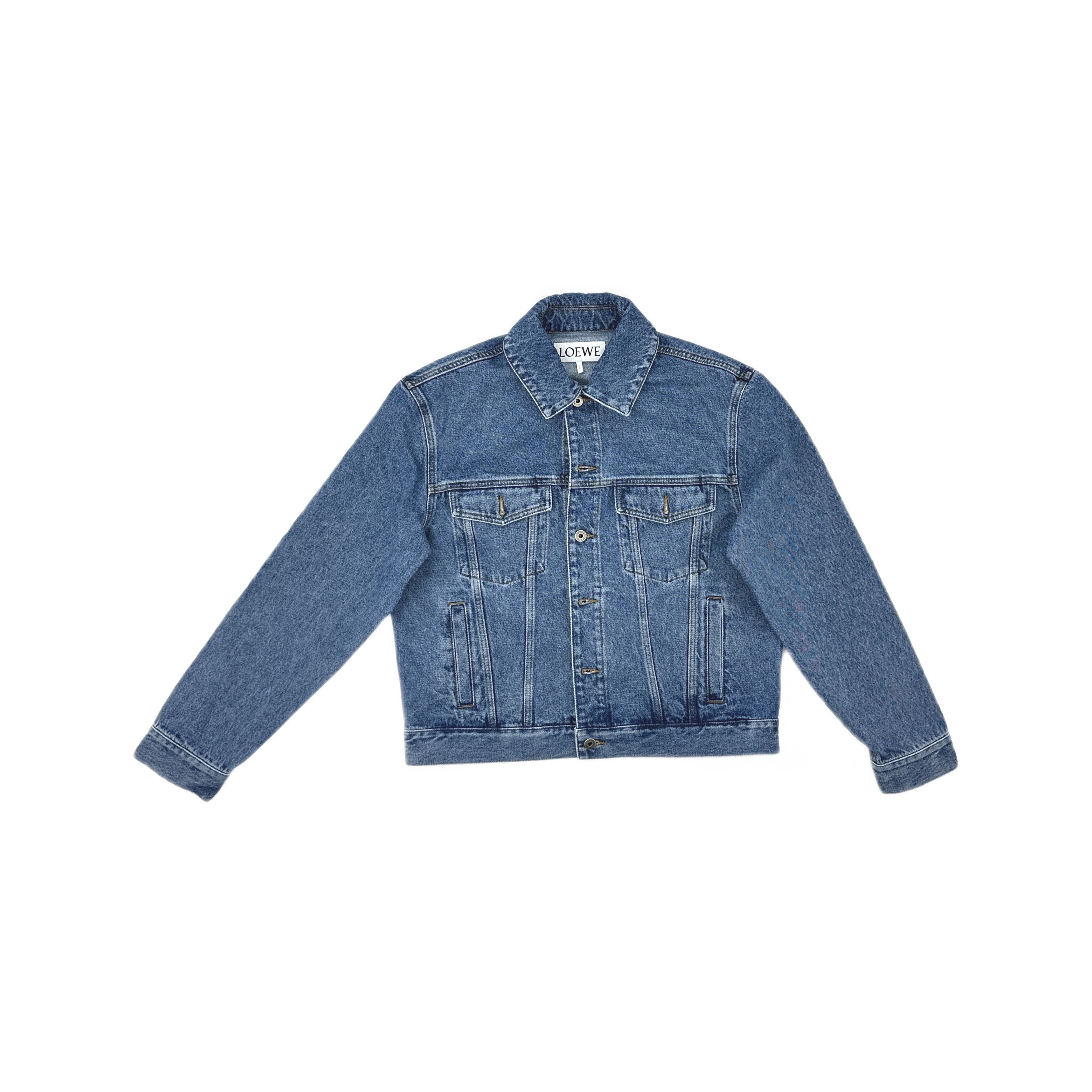 Loewe LOEWE Anagram Embroidery Denim Jacket Size 46 Size US S / EU 44-46 / 1 - 1 Thumbnail