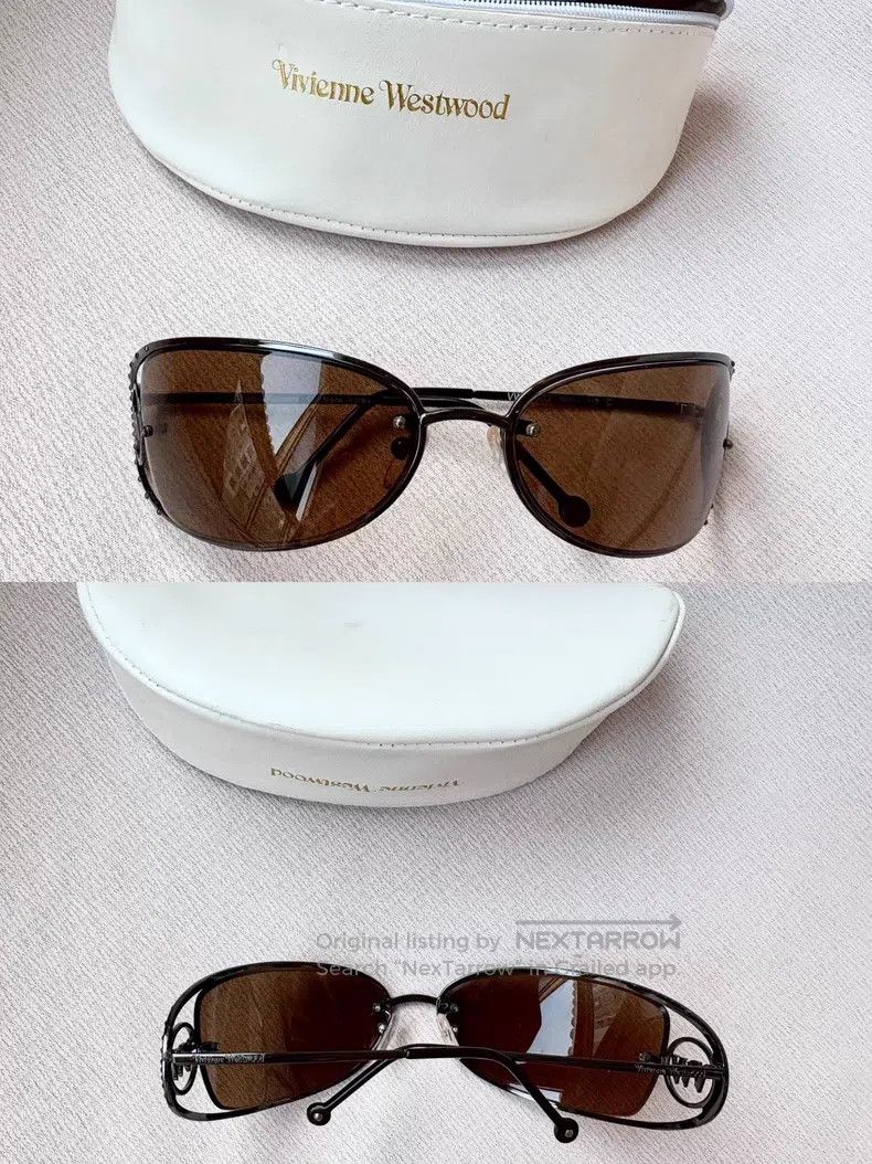 Vivienne Westwood Vivienne Westwood Vintage VW brown tinted sunglasses Size ONE SIZE - 7 Thumbnail