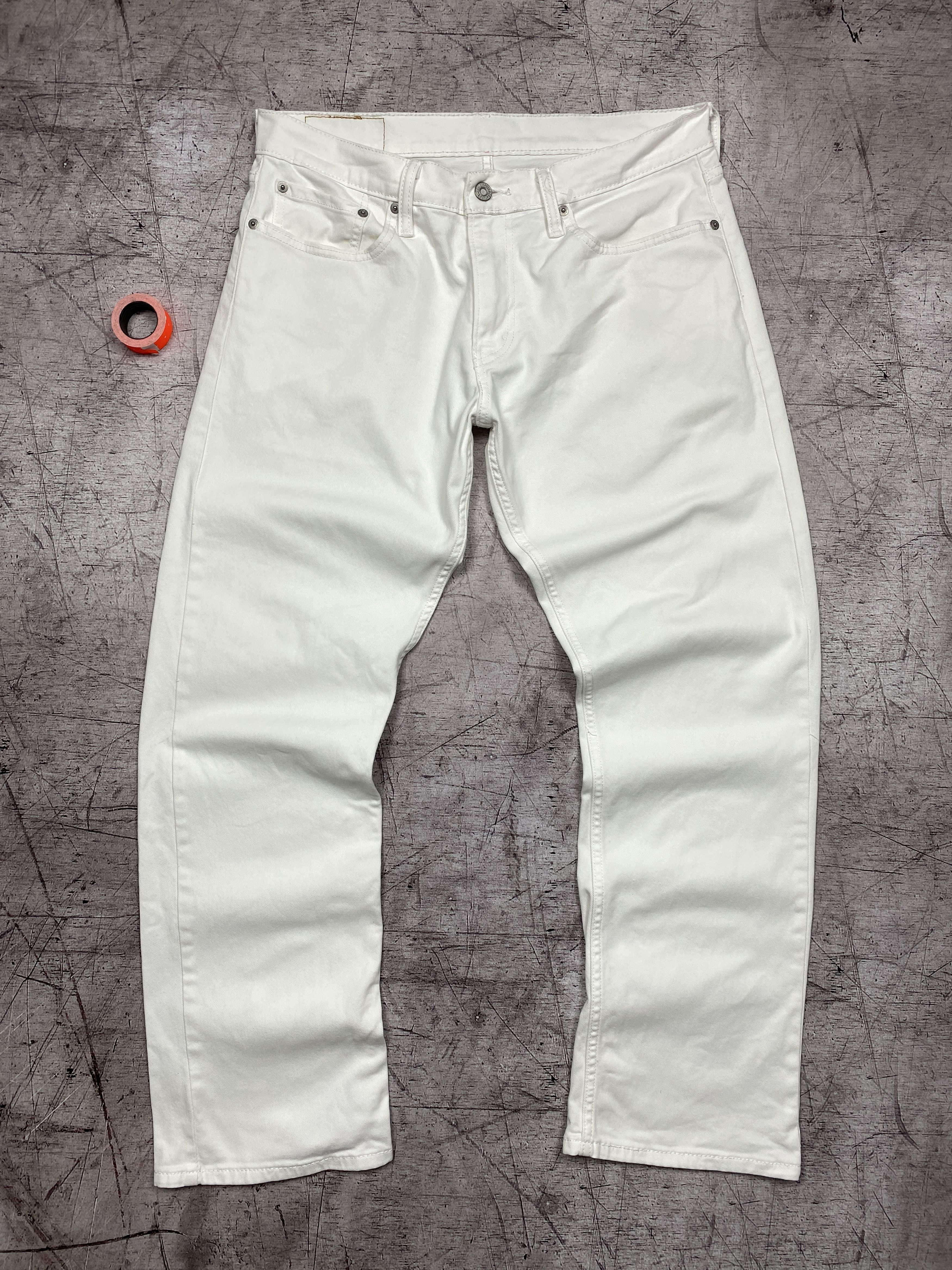 Levi's × Levi's Vintage Clothing Levis 514 Vintage White Denim Pants Jeans Size US 32 / EU 48 - 6 Thumbnail