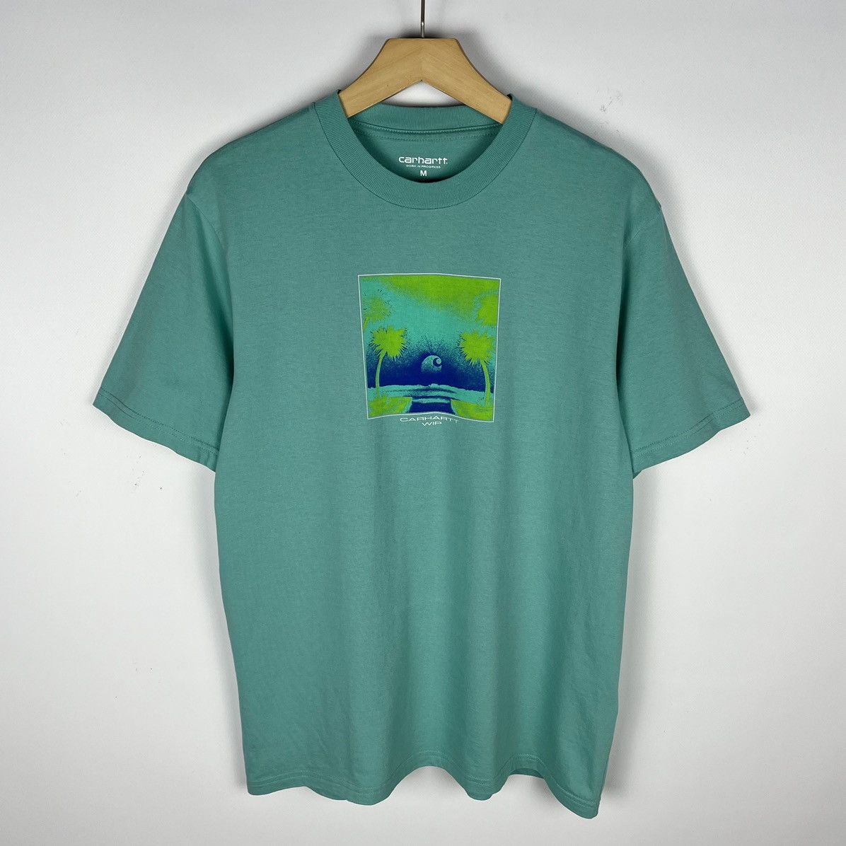 Carhartt Carhartt WIP big logo tropical y2k T Shirt Size US M / EU 48-50 / 2 - 1 Thumbnail