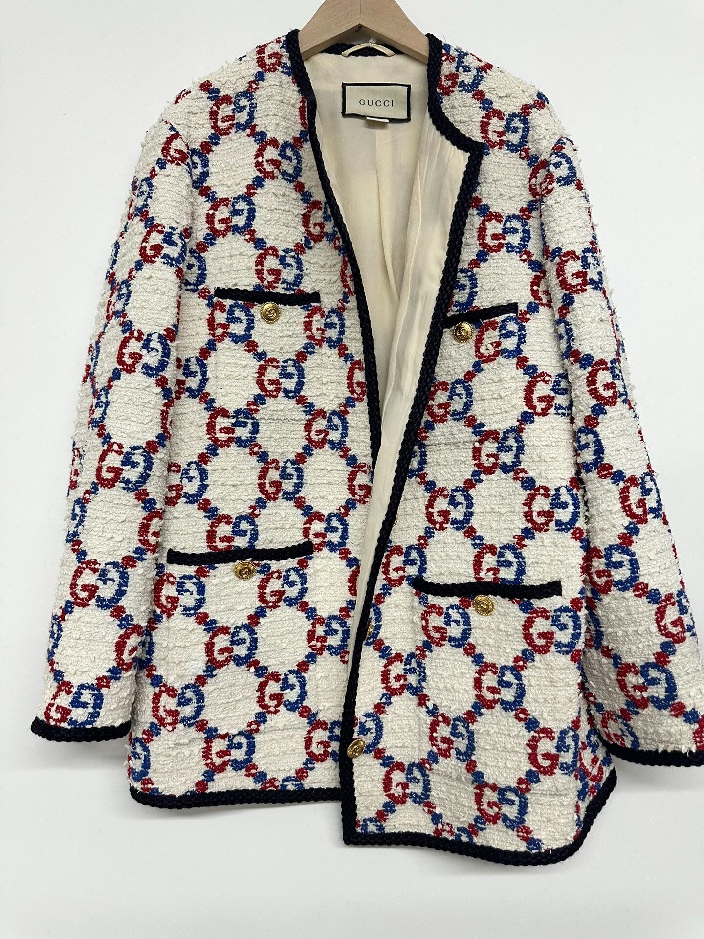 Gucci Gucci All-Over Print Coat Size US XXS / EU 40 - 1 Thumbnail