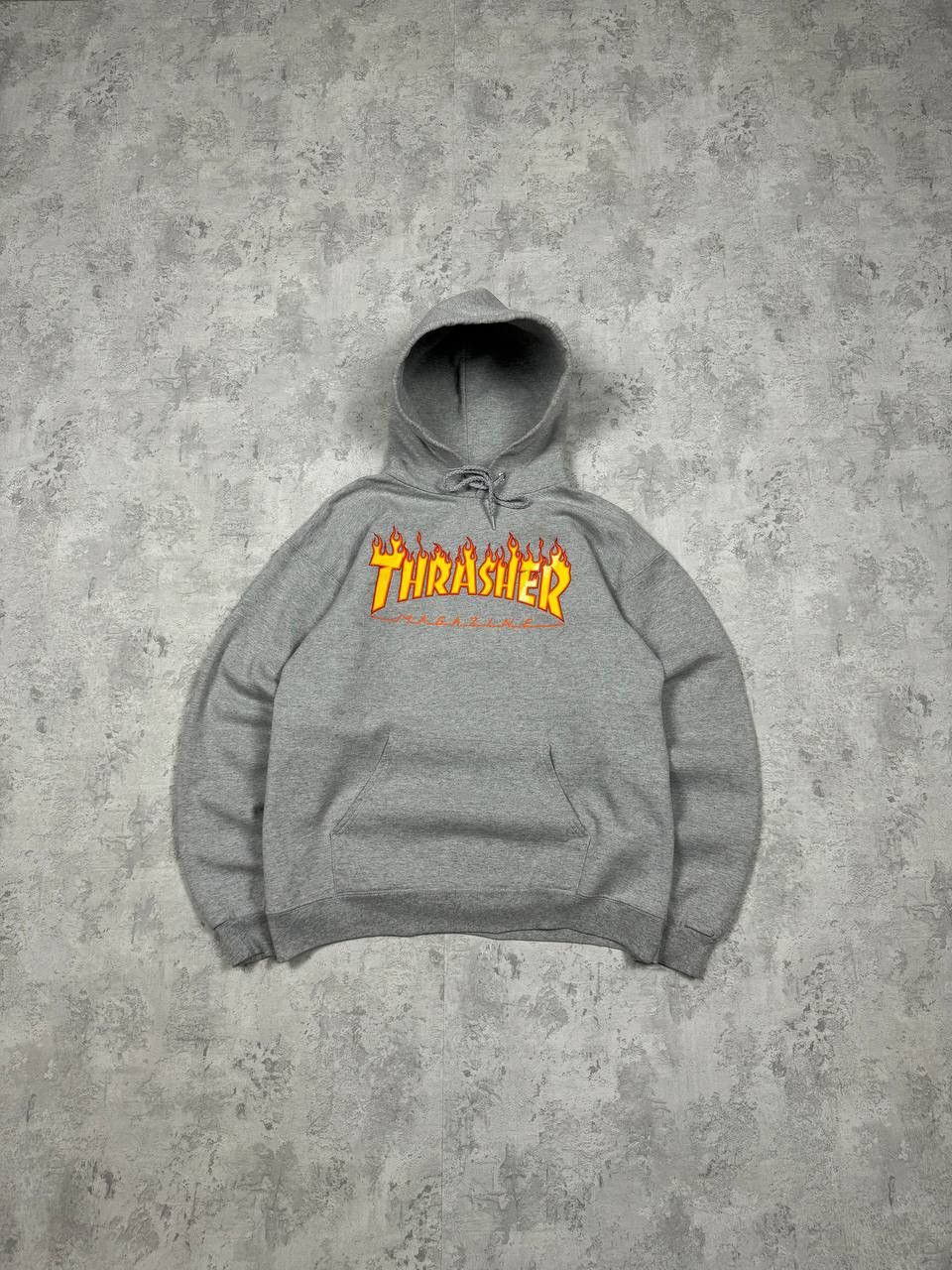 Thrasher Vintage Gray Thrasher Hoodie Big Logo Size S Size US S / EU 44-46 / 1 - 1 Thumbnail