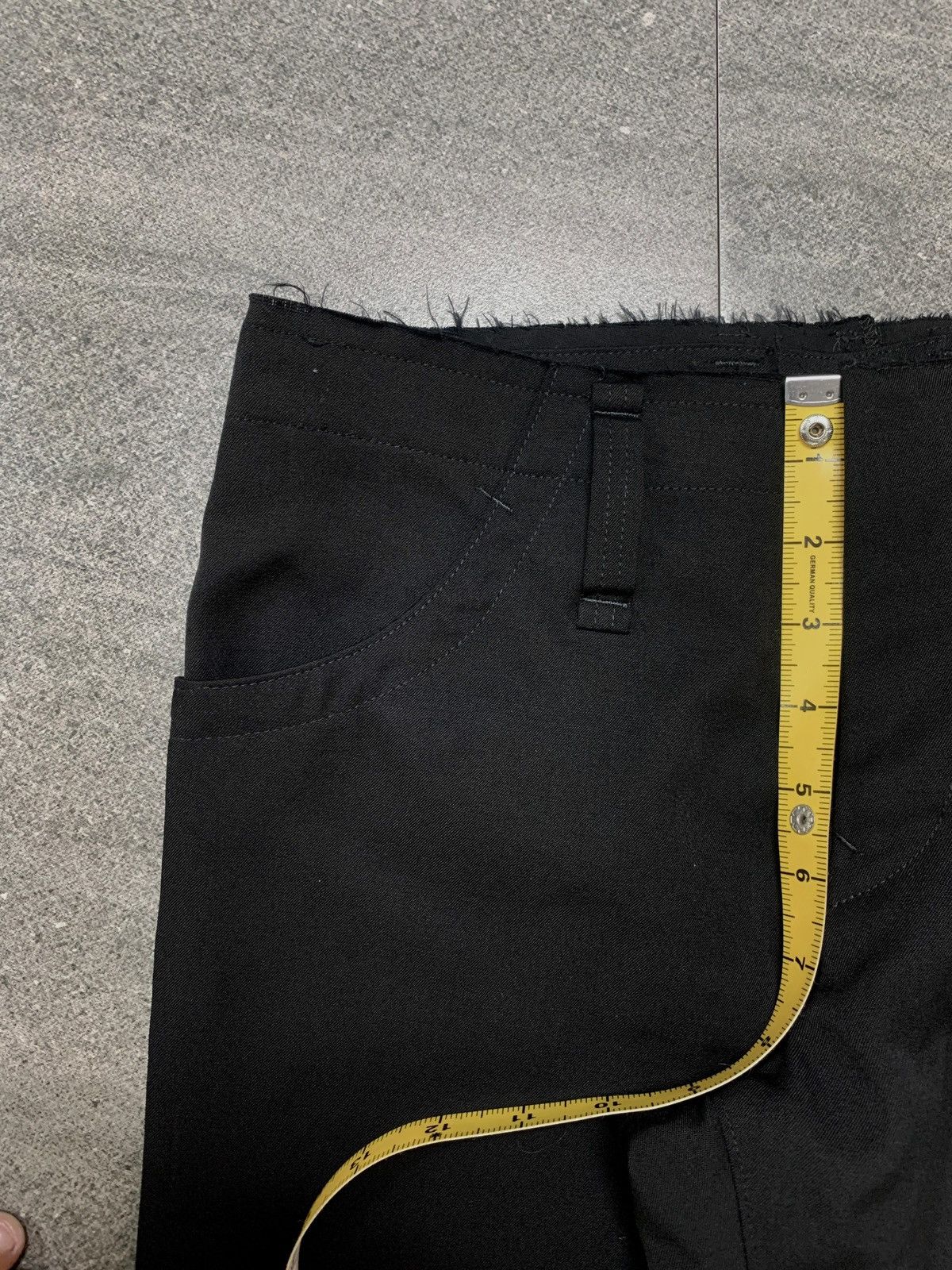 Yohji Yamamoto Y's by Yohji Yamamoto Frayed Seam Trousers Size US 29 - 11 Thumbnail