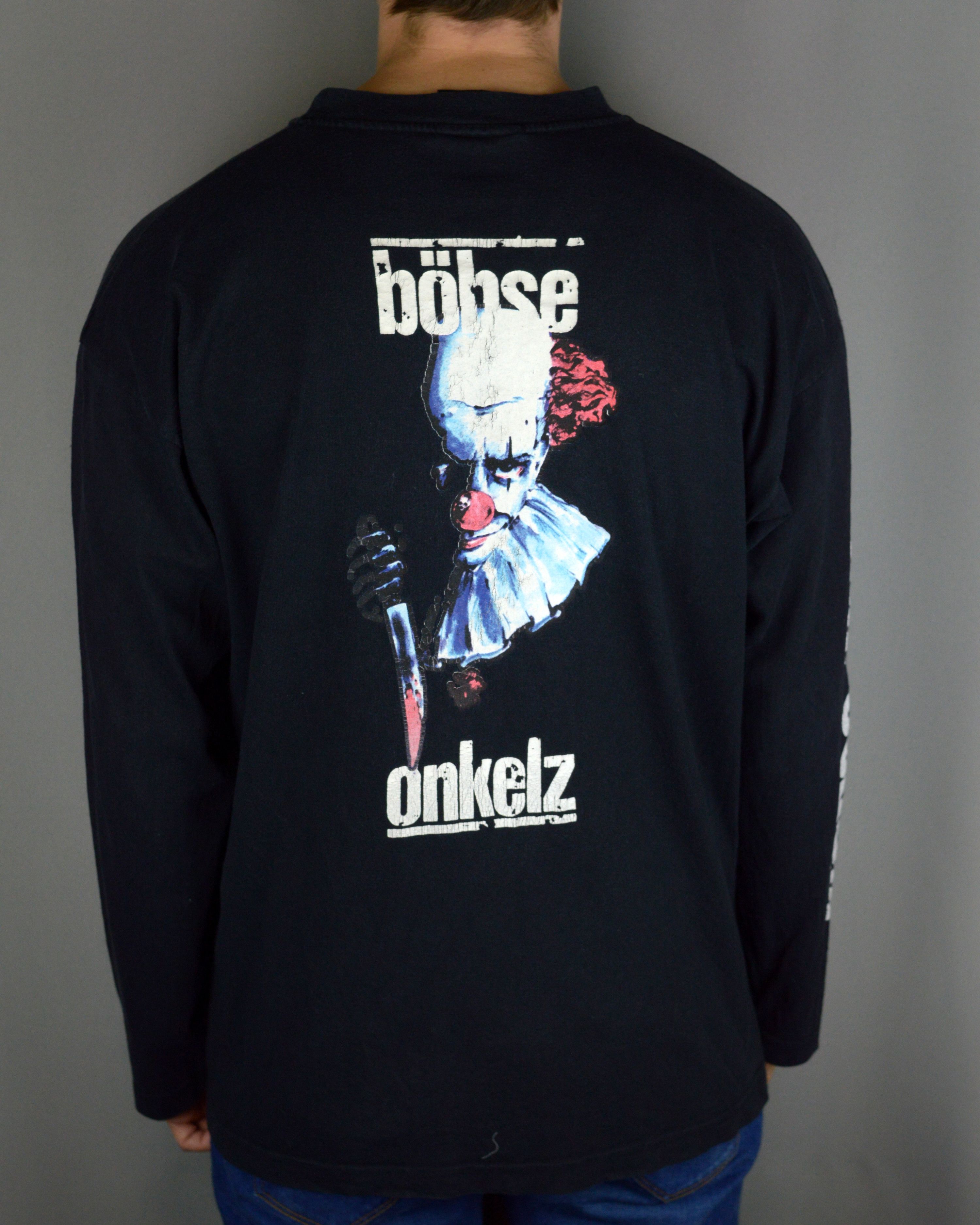Vintage Vintage Bohse Onkelz 90s long sleeve t shirt Size US L / EU 52-54 / 3 - 3 Thumbnail