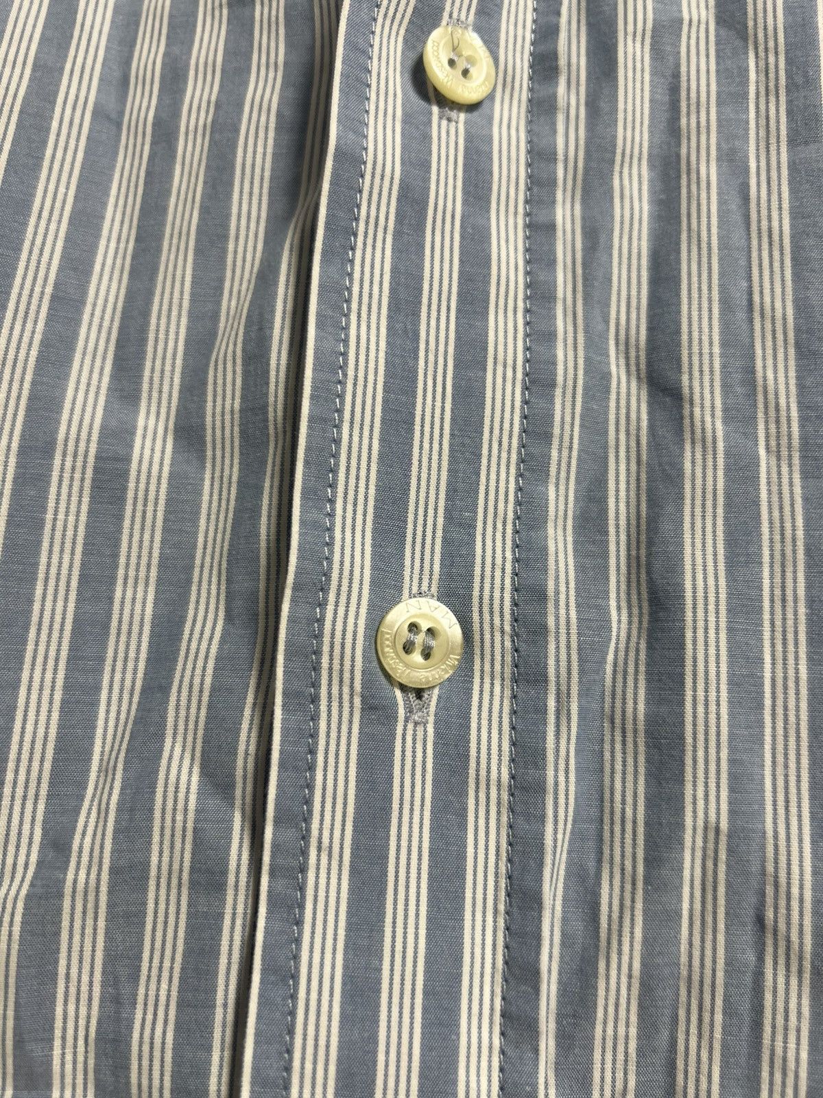 Vivienne Westwood Vivienne Westwood Man London Men's Blue Stripe Shirt Size 50 Size US M / EU 48-50 / 2 - 4 Thumbnail