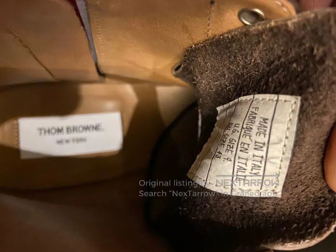 Thom Browne thom browne combat leather boots size 43. Size US 10 / EU 43 - 5 Thumbnail