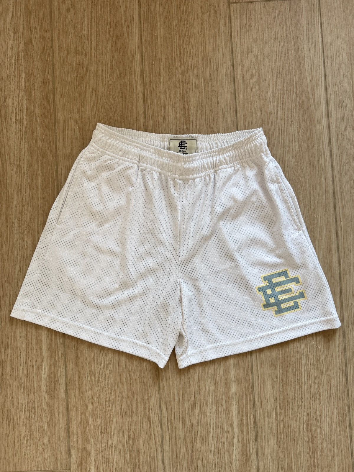 Eric Emanuel EE Basic Shorts White Silver Size M Size US 30 / EU 46 - 1 Thumbnail