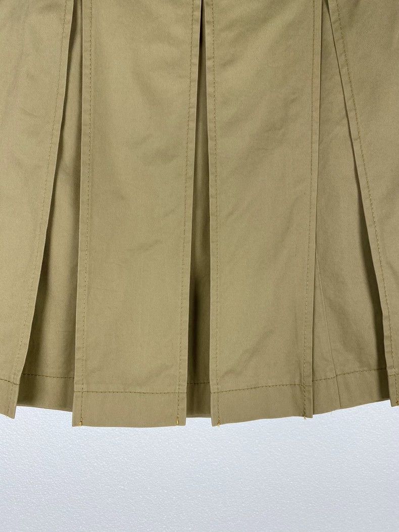 Comme des Garcons Comme Des Garcons size S Khaki zip-up pleated skirt Size 24" / US 00 / IT 34 - 5 Thumbnail