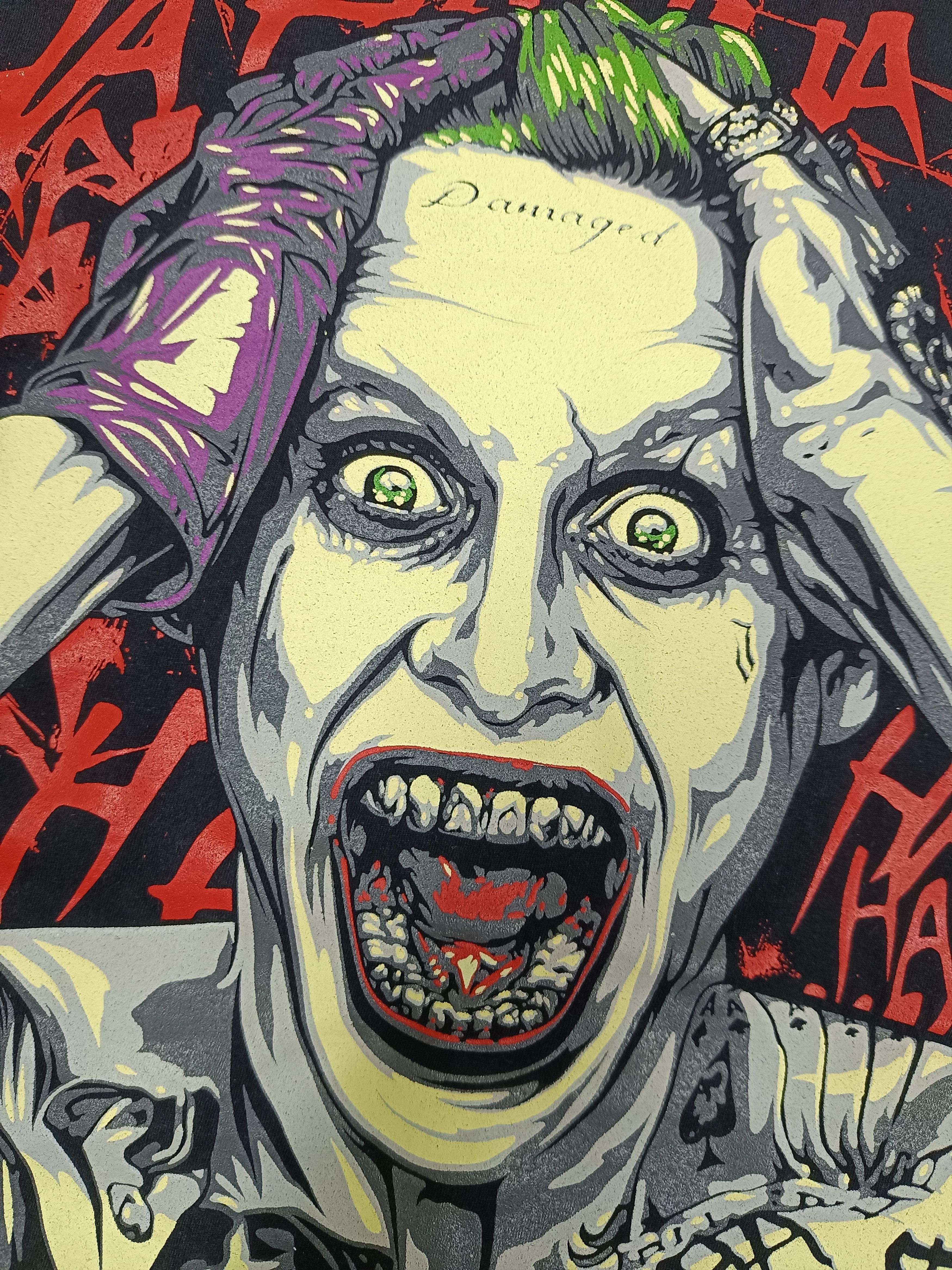 Vintage Joker T-shirt Sixe XL Cotton by 2017 Original Designs Size US XL / EU 56 / 4 - 4 Thumbnail
