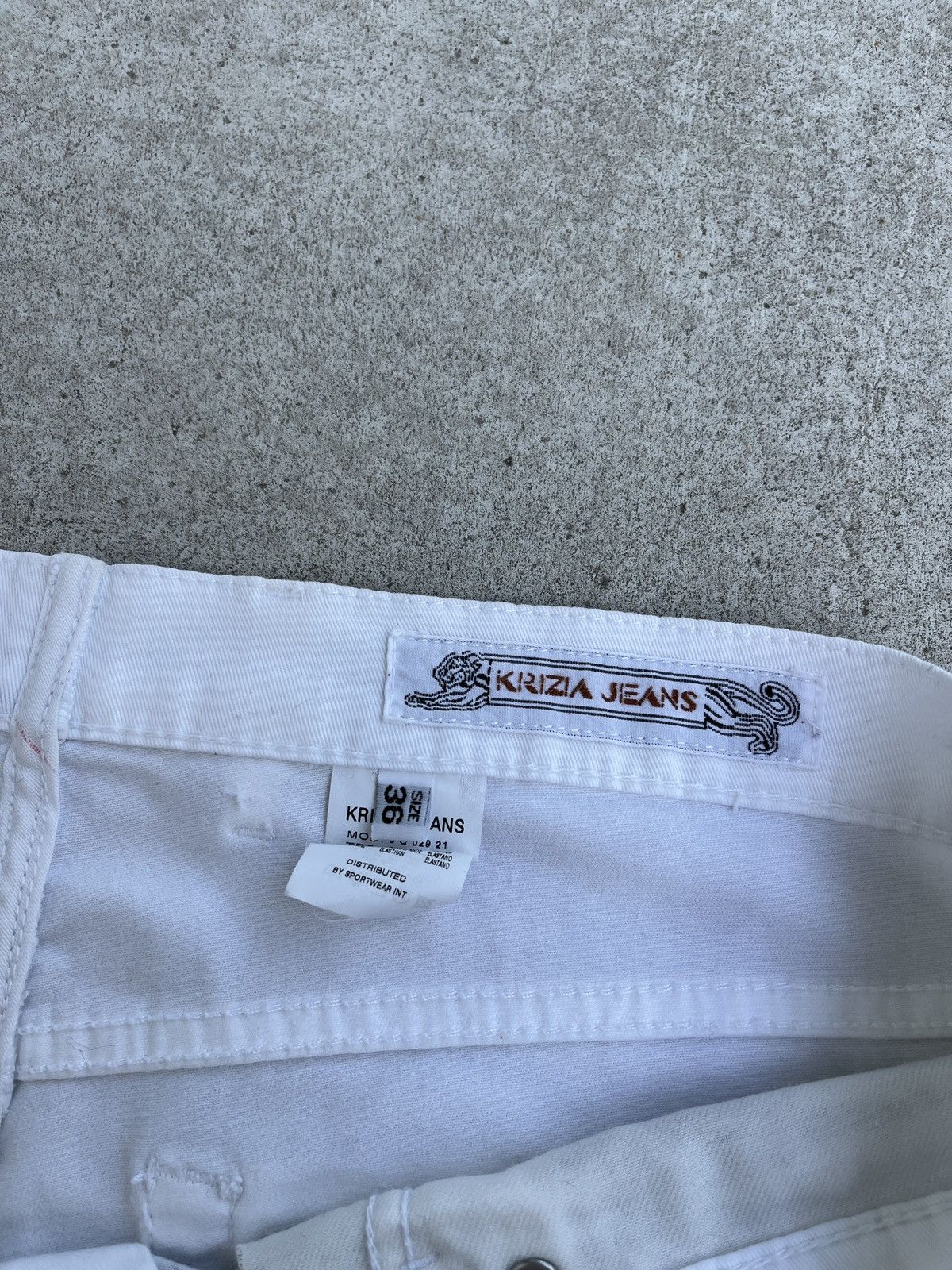 Japanese Brand Rare Krizia Handmade Painted Jeans Size US 36 / EU 52 - 8 Thumbnail