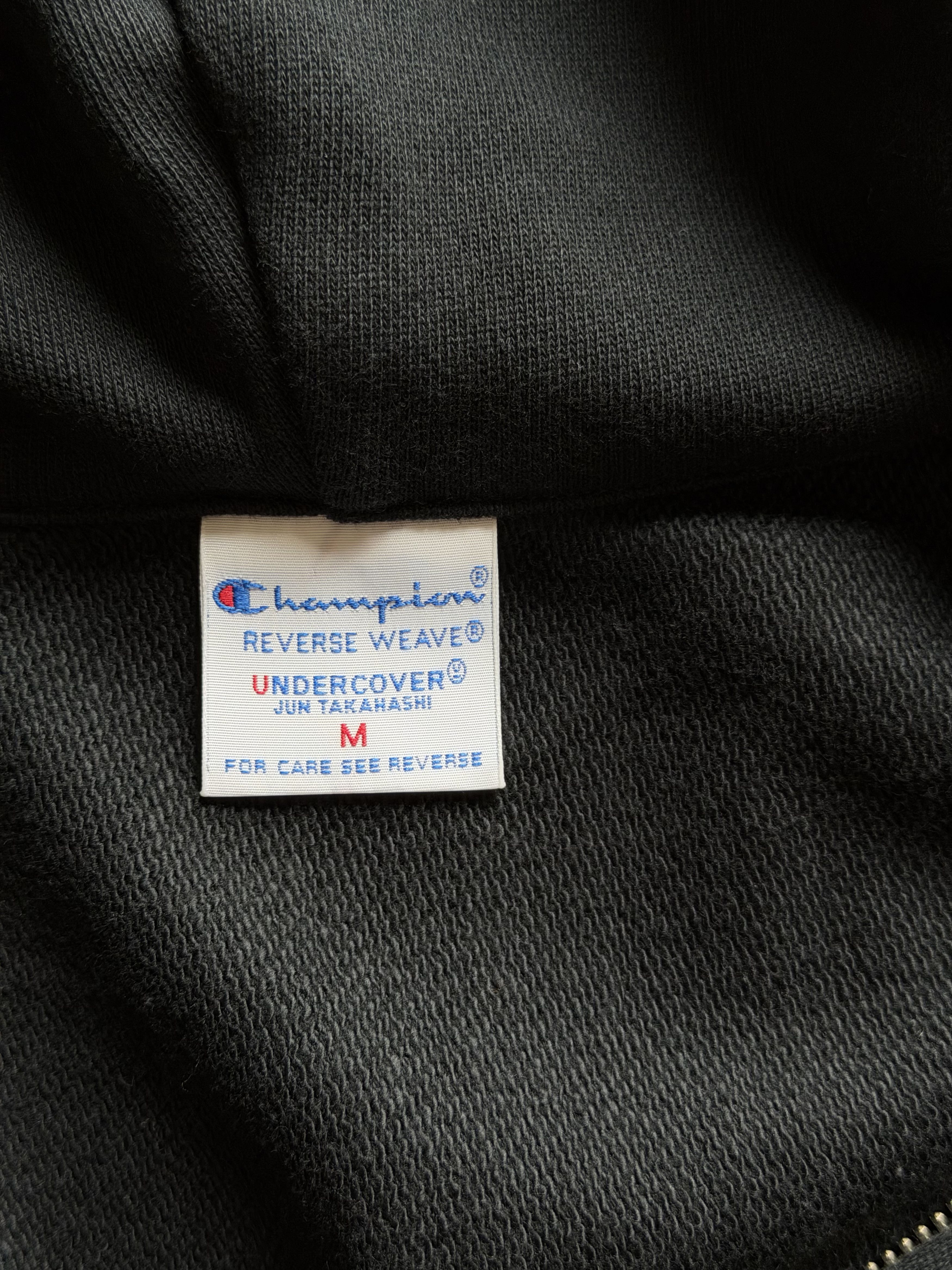 Undercover Undercover Champion Reverse Weave Zip Sweatshirt in Black Size US M / EU 48-50 / 2 - 7 Thumbnail
