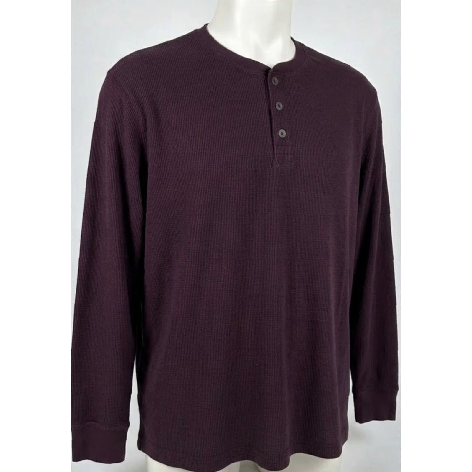 Old Navy Old Navy Shirt Mens 2XL Burgundy Long Sleeve Henley Built In Flex Cotton Blend Shirt Mens 2XL Burgundy Long Sleeve Henley Flex Cotton Blend Size US XXL / EU 58 / 5 - 2 Thumbnail