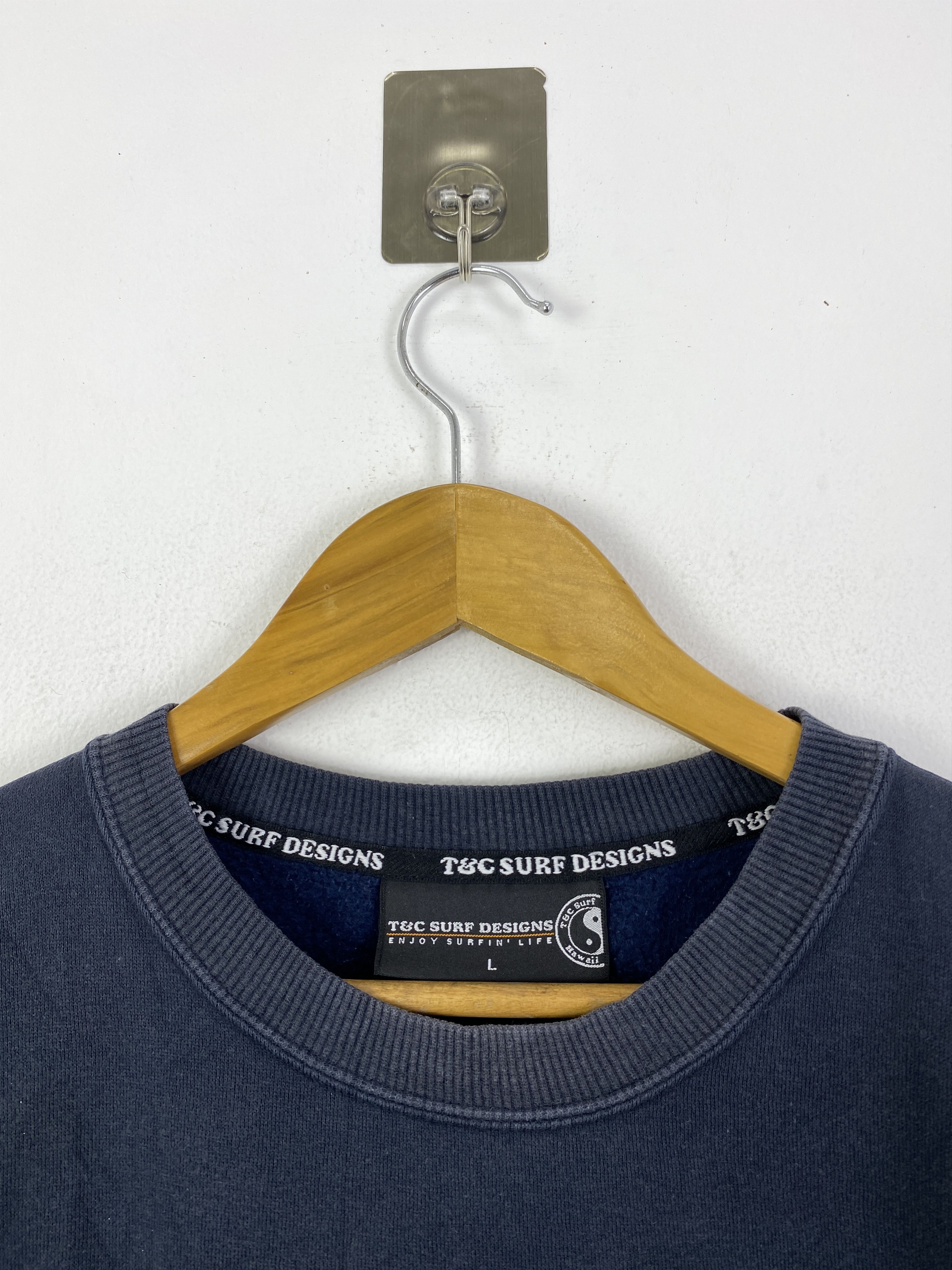 Vintage Vintage T&C Surf Backhit Sweatshirt SH0190 Size US L / EU 52-54 / 3 - 8 Thumbnail