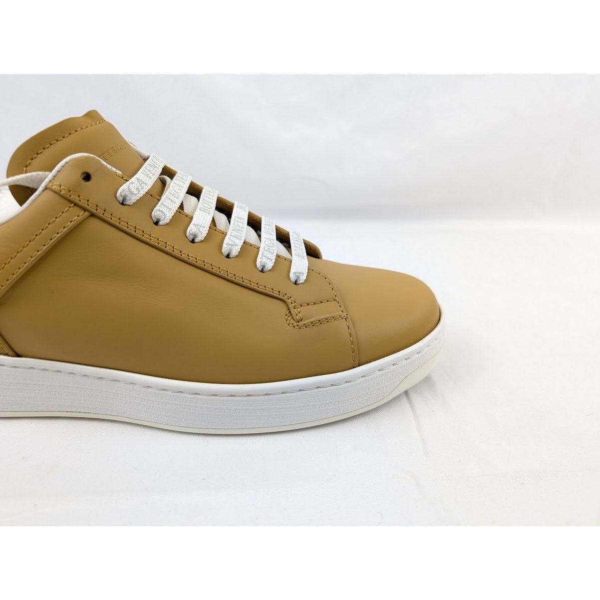 Bottega Veneta o1rshd1 Bolt Calf Sneaker Pelle S.GOMM in Butterscotch Size US 7 / EU 40 - 3 Thumbnail