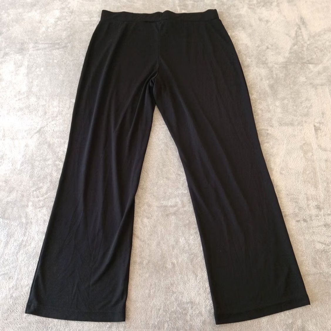 Croft & Barrow Croft & Barrow Ankle Pants Womens Large Black Pull On High Rise 34x29 Stretch Flat Front Jeans Pants Regular Men? No Men Tags indicate Women Size 36" / US 14 / IT 50 - 2 Thumbnail