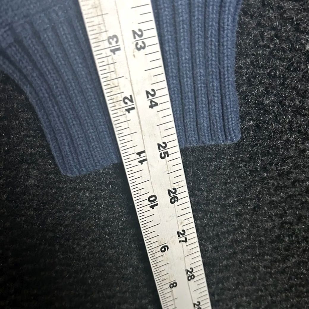 Eddie Bauer Eddie Bauer Sweater Mens Large Blue 100% Cotton Quarter Zip Pullover Size US L / EU 52-54 / 3 - 7 Thumbnail
