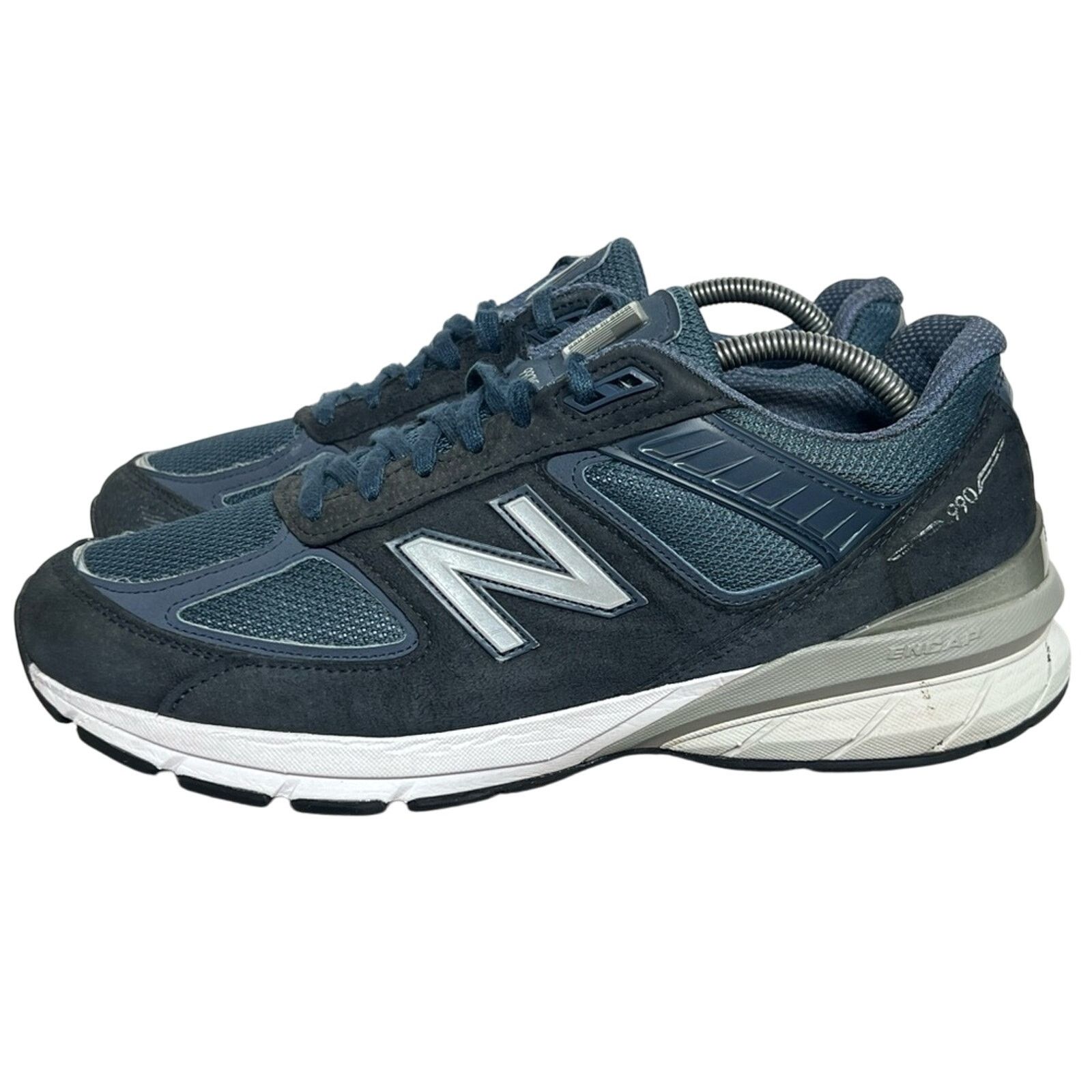 New Balance New Balance 990v5 Made In USA Navy Blue Suede Shoes M990NV5 Size US 10.5 / EU 43-44 - 1 Thumbnail