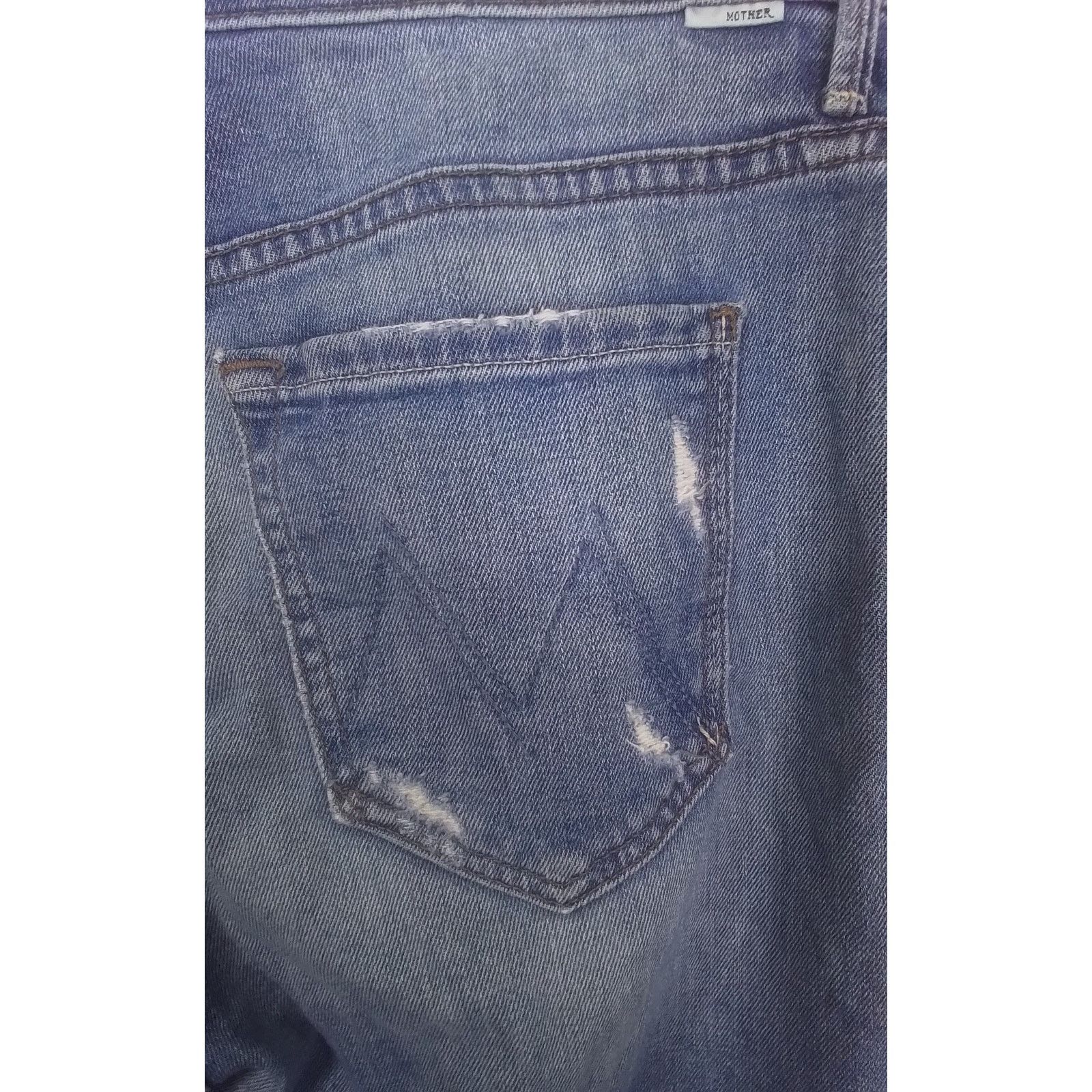 MOTHER Mother Denim Jeans Women's 26 The Vagabond Distressed Size 26" / US 2 / IT 38 - 6 Thumbnail