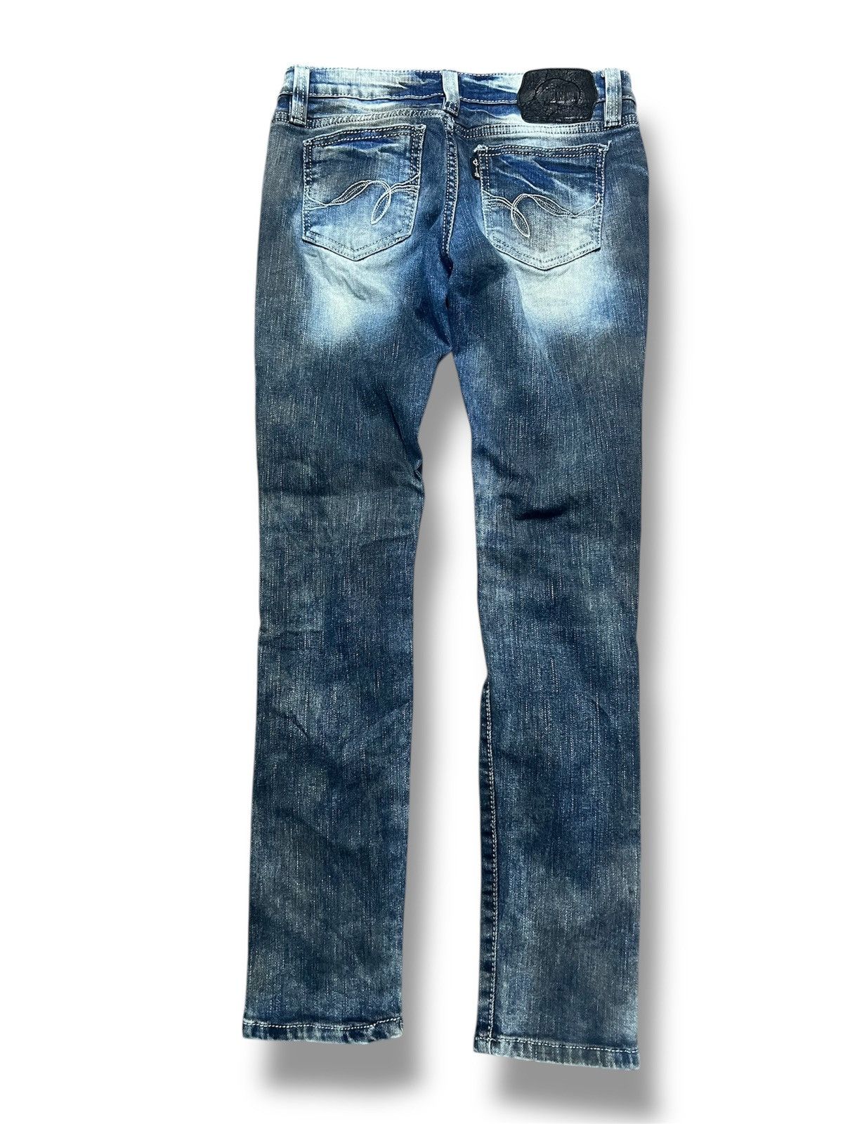 Japanese Brand d.i.a. Ripped Distressed Skinny Jeans Korean Streetwear (42) Size 26" / US 2 / IT 38 - 2 Thumbnail