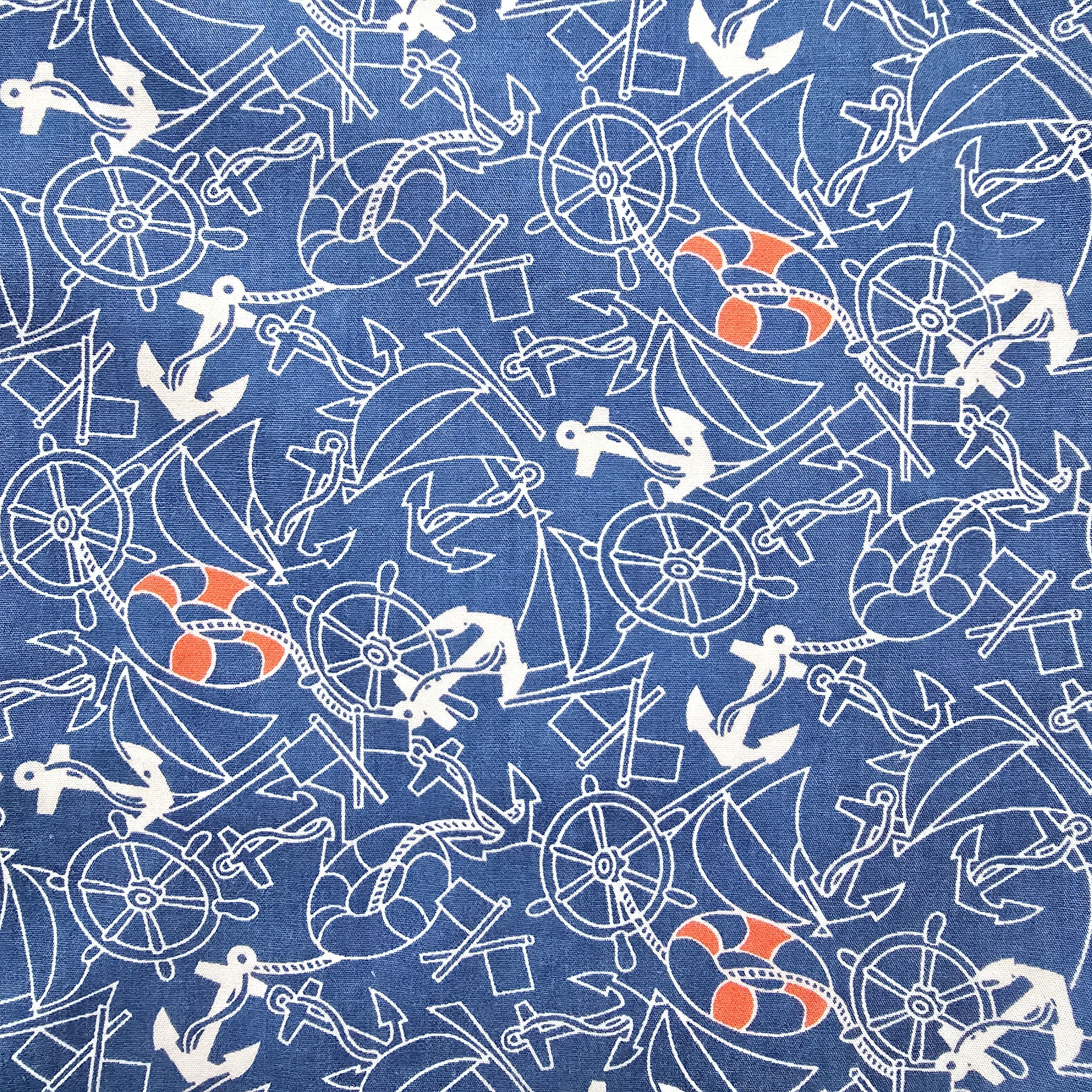 Gitman Bros. Vintage Gitman Bros - Nautical Anchors Printed Shirt Size US M / EU 48-50 / 2 - 4 Thumbnail