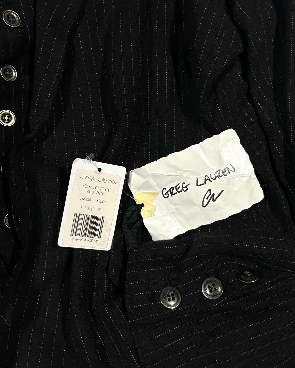 Greg Lauren GREG LAUREN PINSTRIPE OLIVER JACKET Size US L / EU 52-54 / 3 - 5 Thumbnail