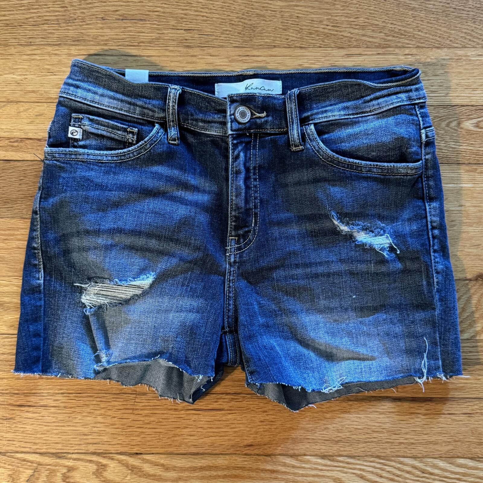 Kancan USA KanCan Denim Cutoff Shorts Size 27 Size 27" / US 4 / IT 40 - 1 Thumbnail