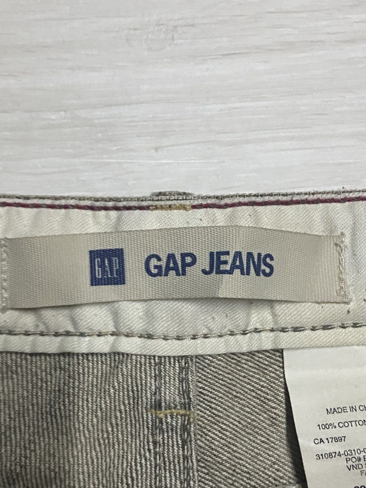 Dapper Dan × Gap Vintage Gap Denim Brown Faded Distressed Loose Jeans Size US 30 / EU 46 - 18 Thumbnail