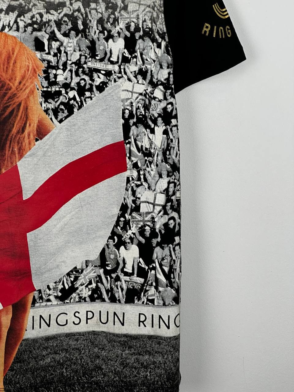 Ringspun × Vintage England Soccer Vintage Sexy Girl Ringspun T Shirt Size US M / EU 48-50 / 2 - 5 Thumbnail