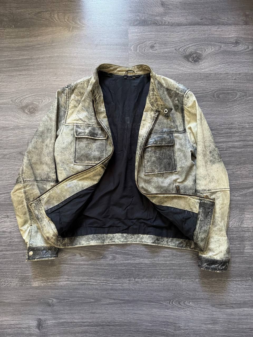 Vintage True Vintage Distressed Leather Jacket Size US S / EU 44-46 / 1 - 8 Thumbnail