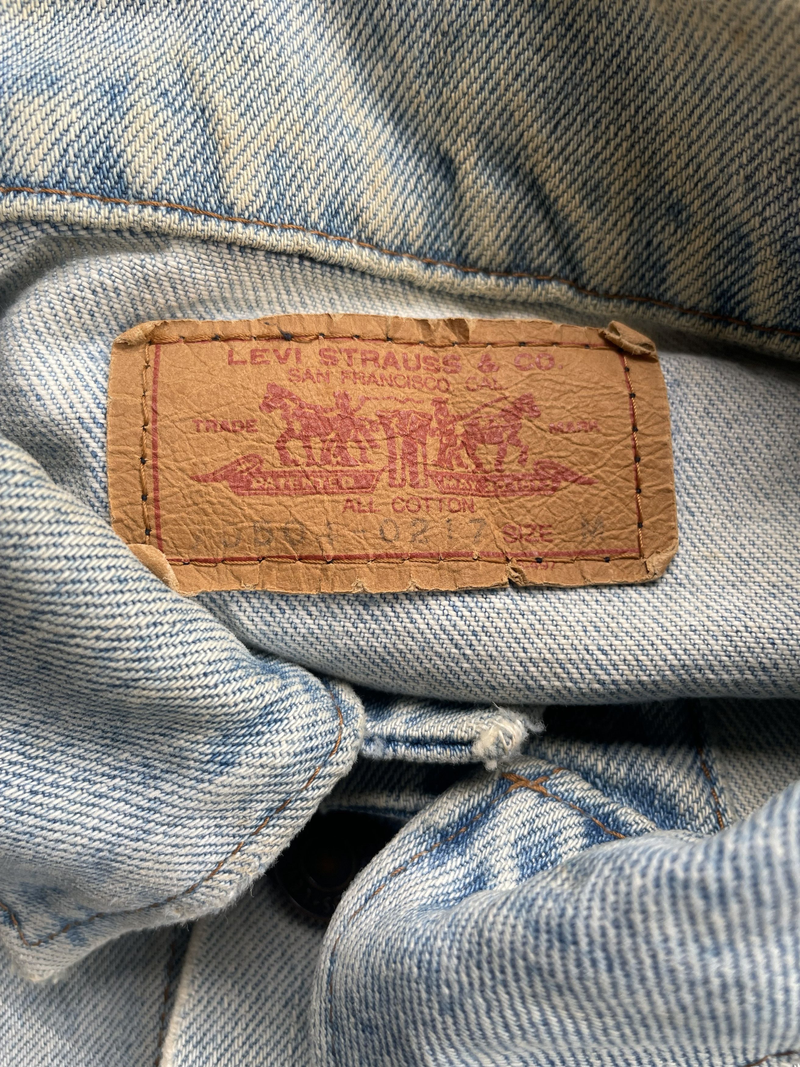 Levi's Vintage 1991 Levis 70504 Japan Denim Jacket Size US M / EU 48-50 / 2 - 12 Thumbnail