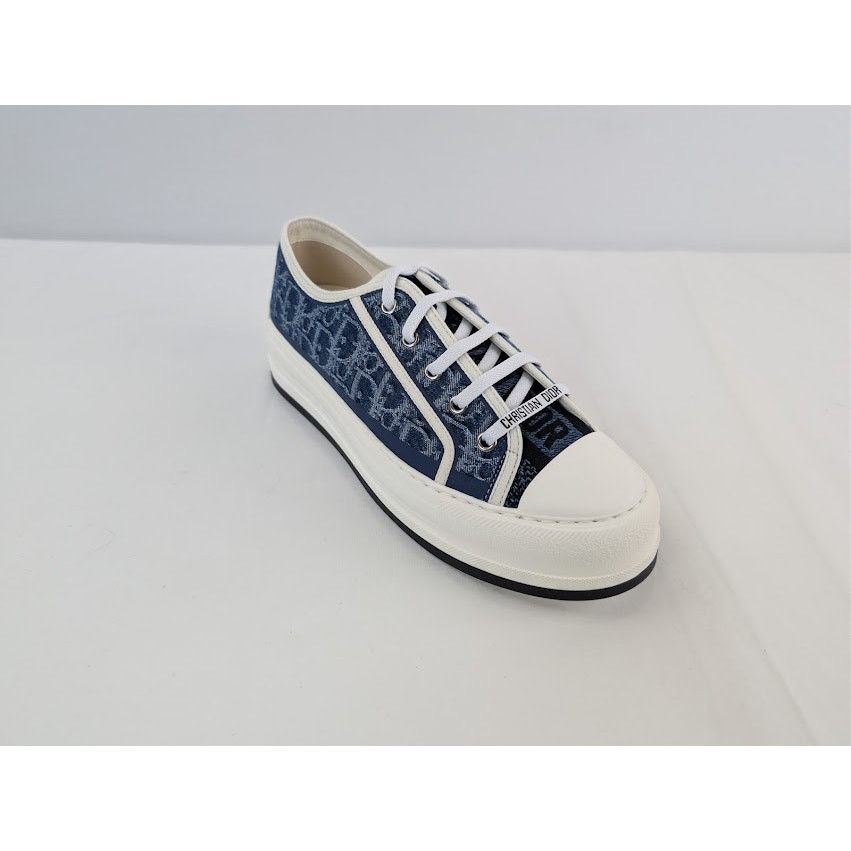 Dior o1rshd1 Walk'n'Dior Platform Sneaker Blue Stonewashed Effect Size US 11 / IT 41 - 3 Thumbnail