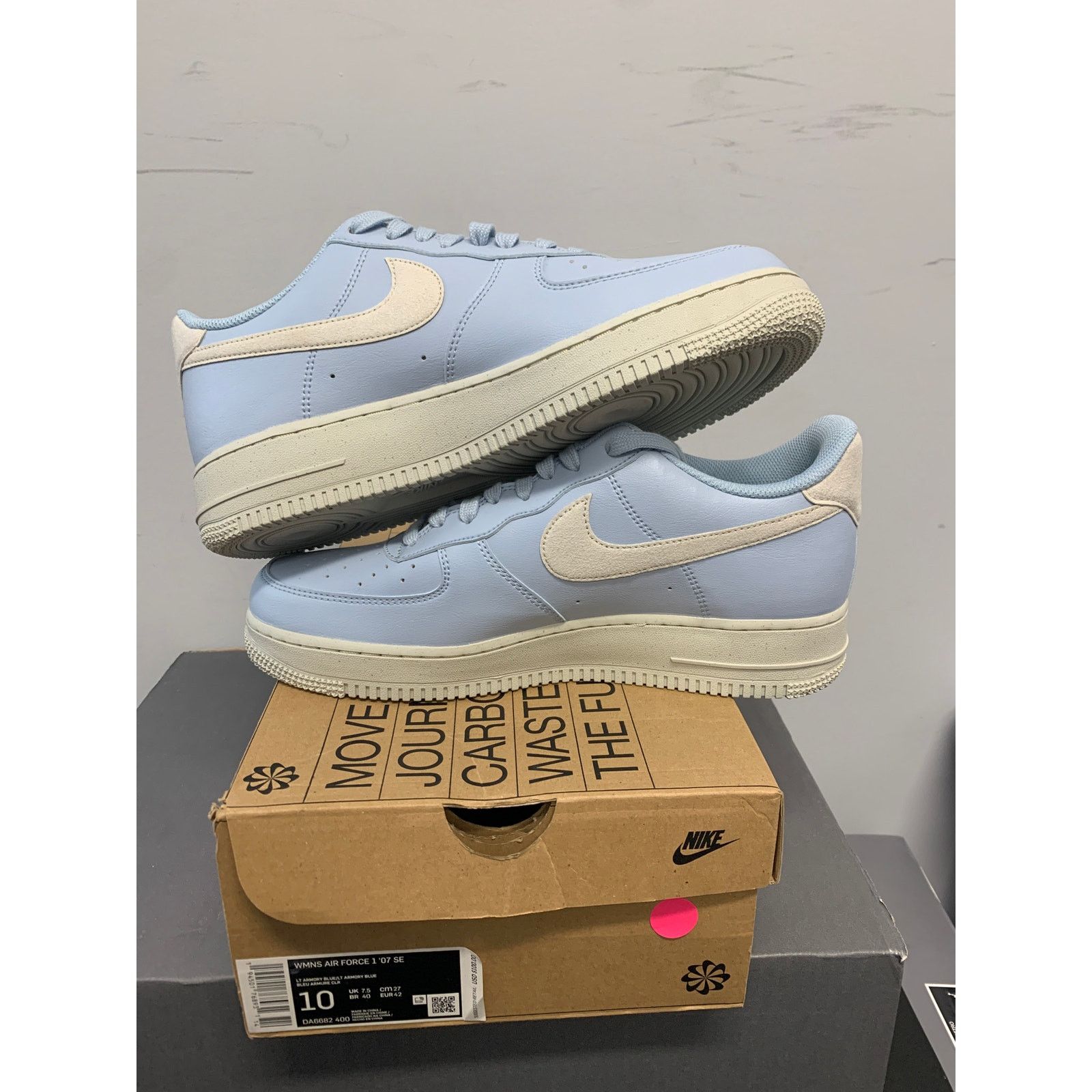 Nike Nike Air Force 1 Low '07 SE Light Armory Blue Women's 10 Size US 10 / IT 40 - 5 Thumbnail