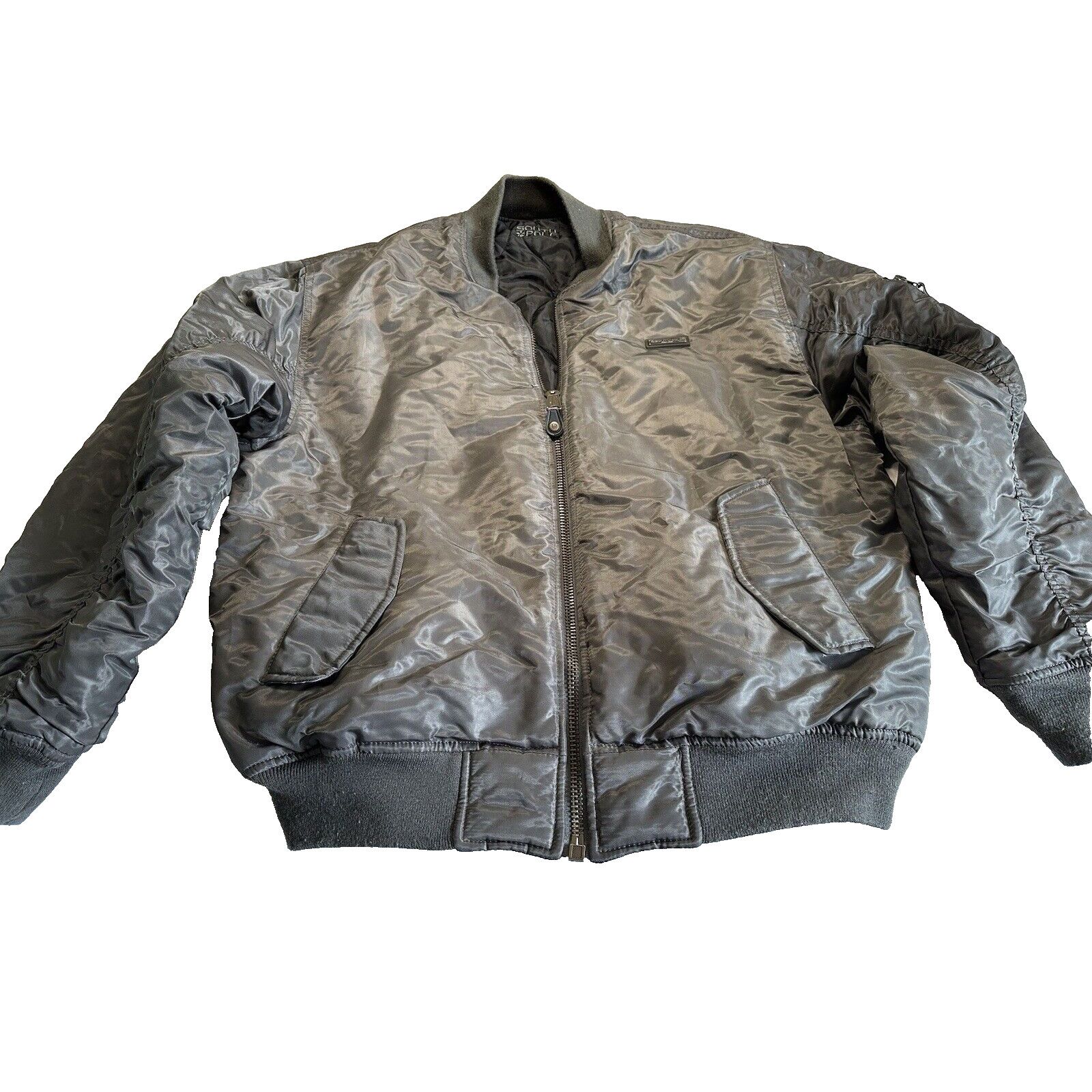 Southpole South Pole Reversable Large Puffer Jacket Quilted Grey/BlK Size US L / EU 52-54 / 3 - 1 Thumbnail