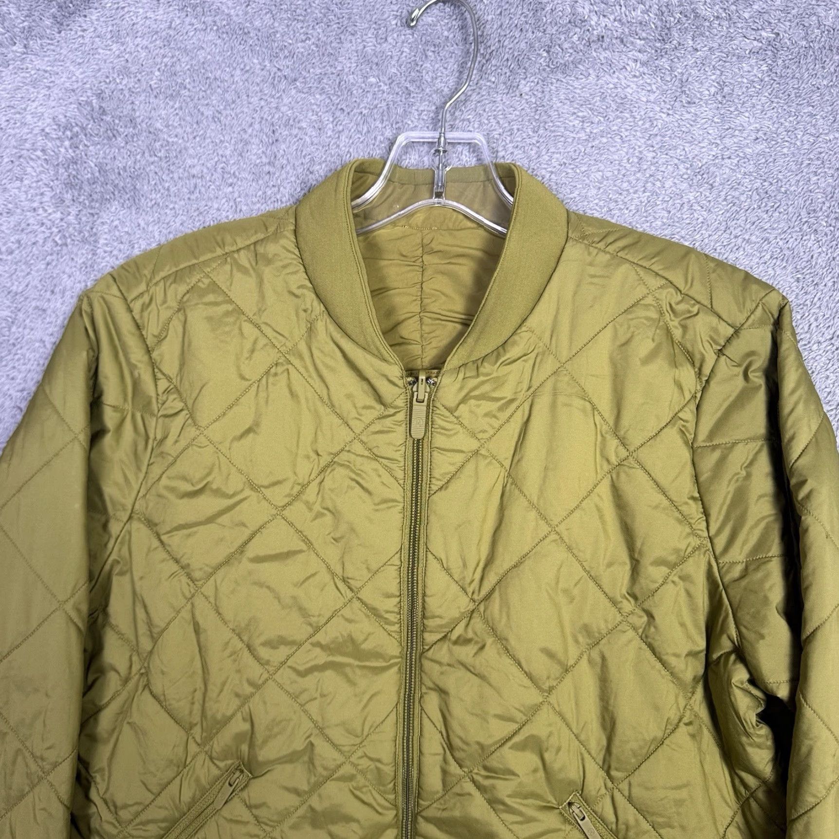 Lululemon Lululemon Bomber Jacket Reversible Puffer Womens 12 Lightweight Glyde Navy Green Size XL / US 12-14 / IT 48-50 - 5 Thumbnail