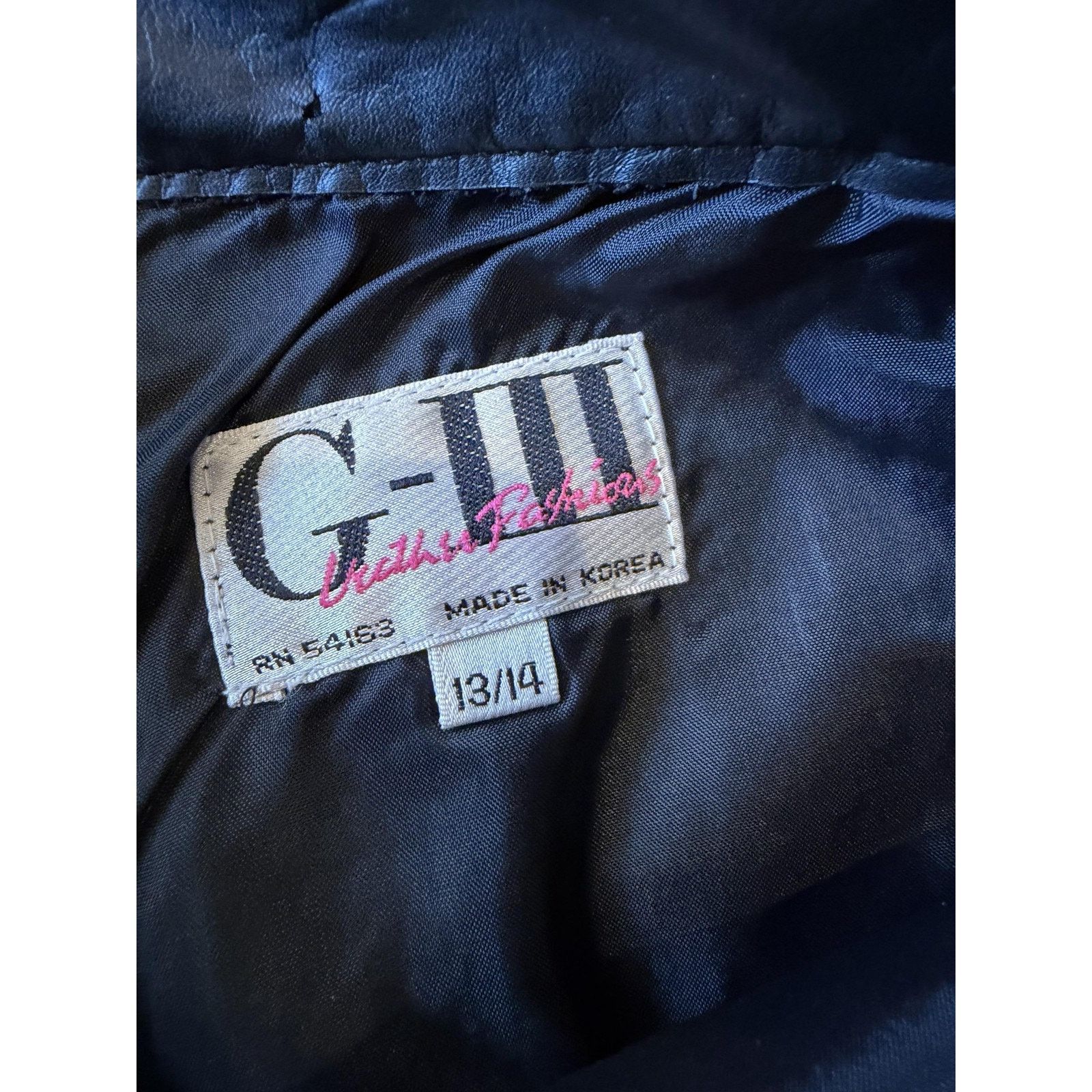 G-III Vintage G-III Leather Midi Skirt 13/14 Black Size 32" / US 10 / IT 46 - 3 Thumbnail