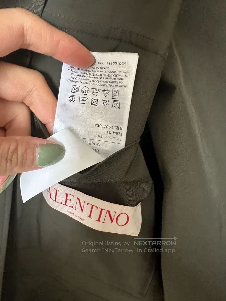 Valentino Valentino Nylon jacket men's long-sleeved shirt-style casu Size US L / EU 52-54 / 3 - 3 Thumbnail