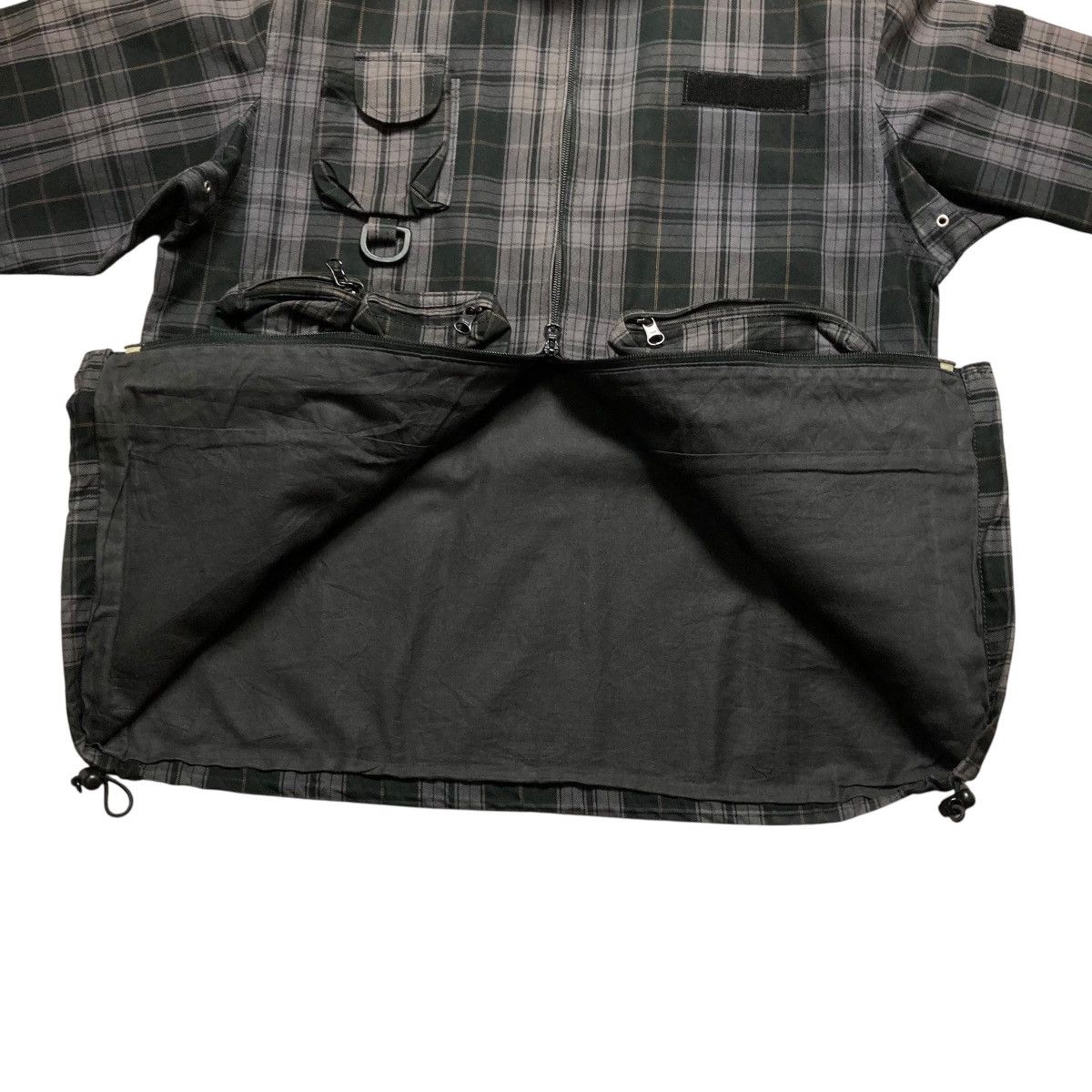 Japanese Brand UNITED ARROWS - Plaid 3D Multi Pocket Utility Hunting Jacket Size US L / EU 52-54 / 3 - 7 Thumbnail