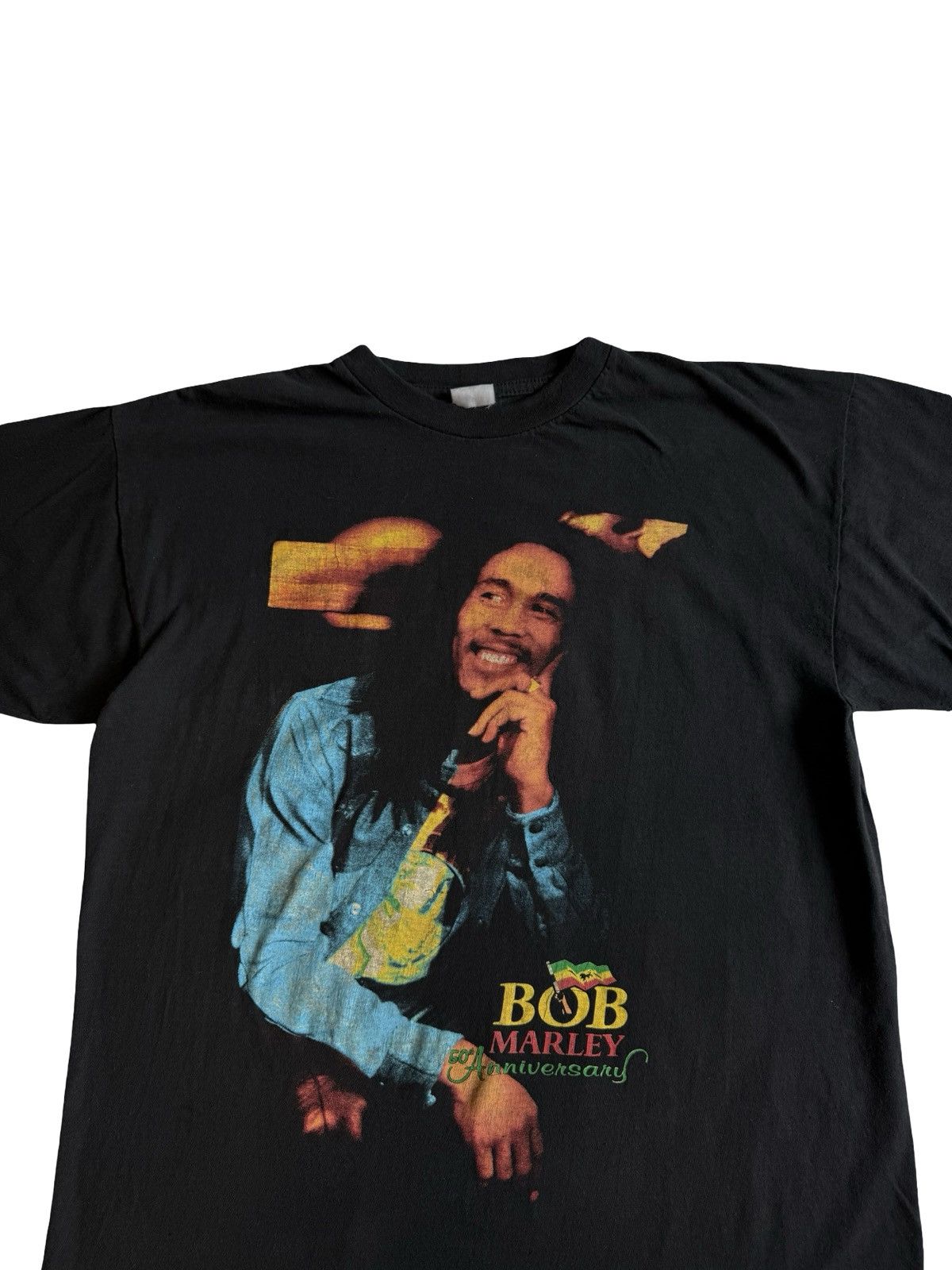 Band Tees Vtg Bob Marley Get Up Stand Up T-Shirt Big Logo Y2K Hype XL Size US XL / EU 56 / 4 - 6 Thumbnail