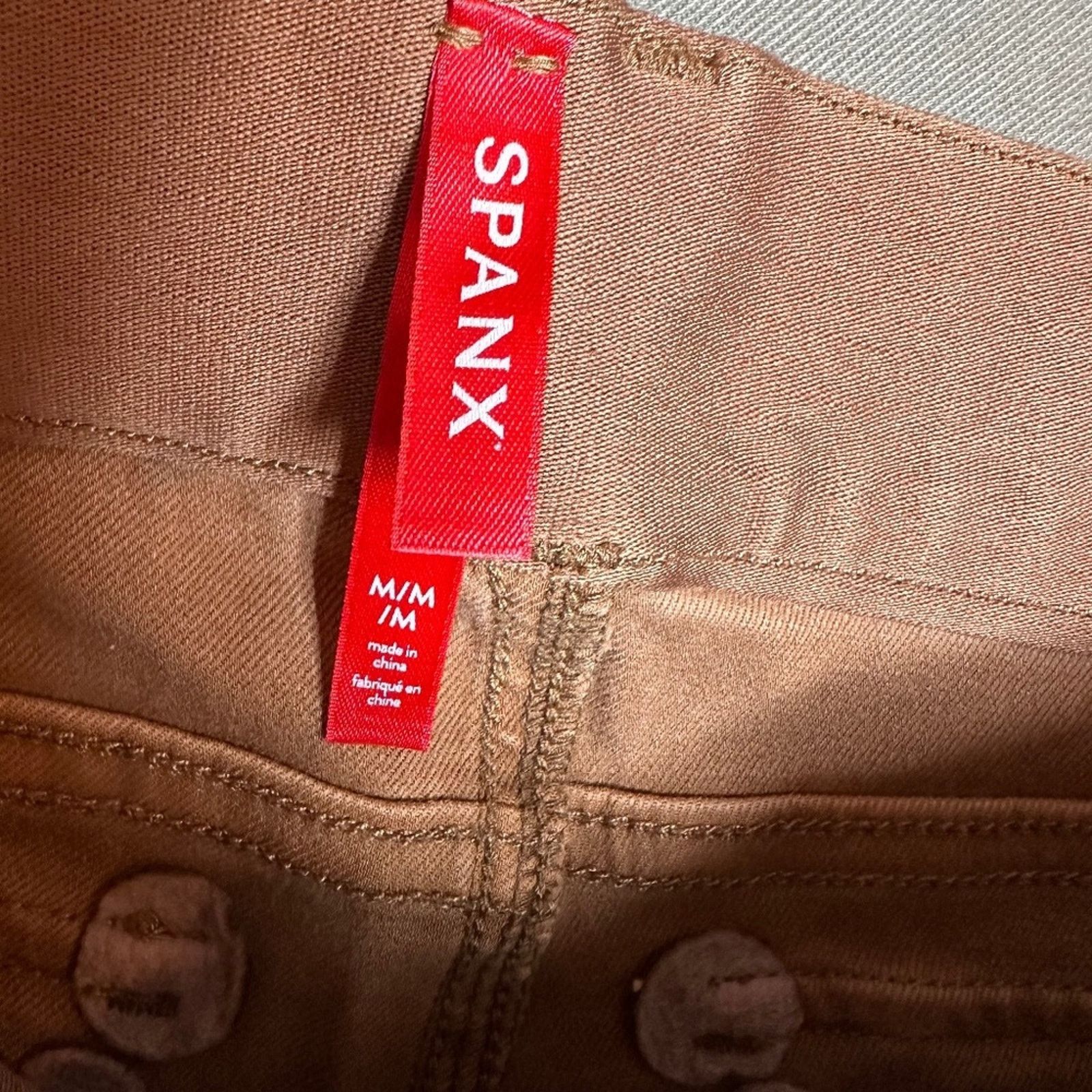 Spanx Spanx Stretch Twill Ankle Cargo Pants Honey Glow M (6/8) Size 29" - 16 Thumbnail