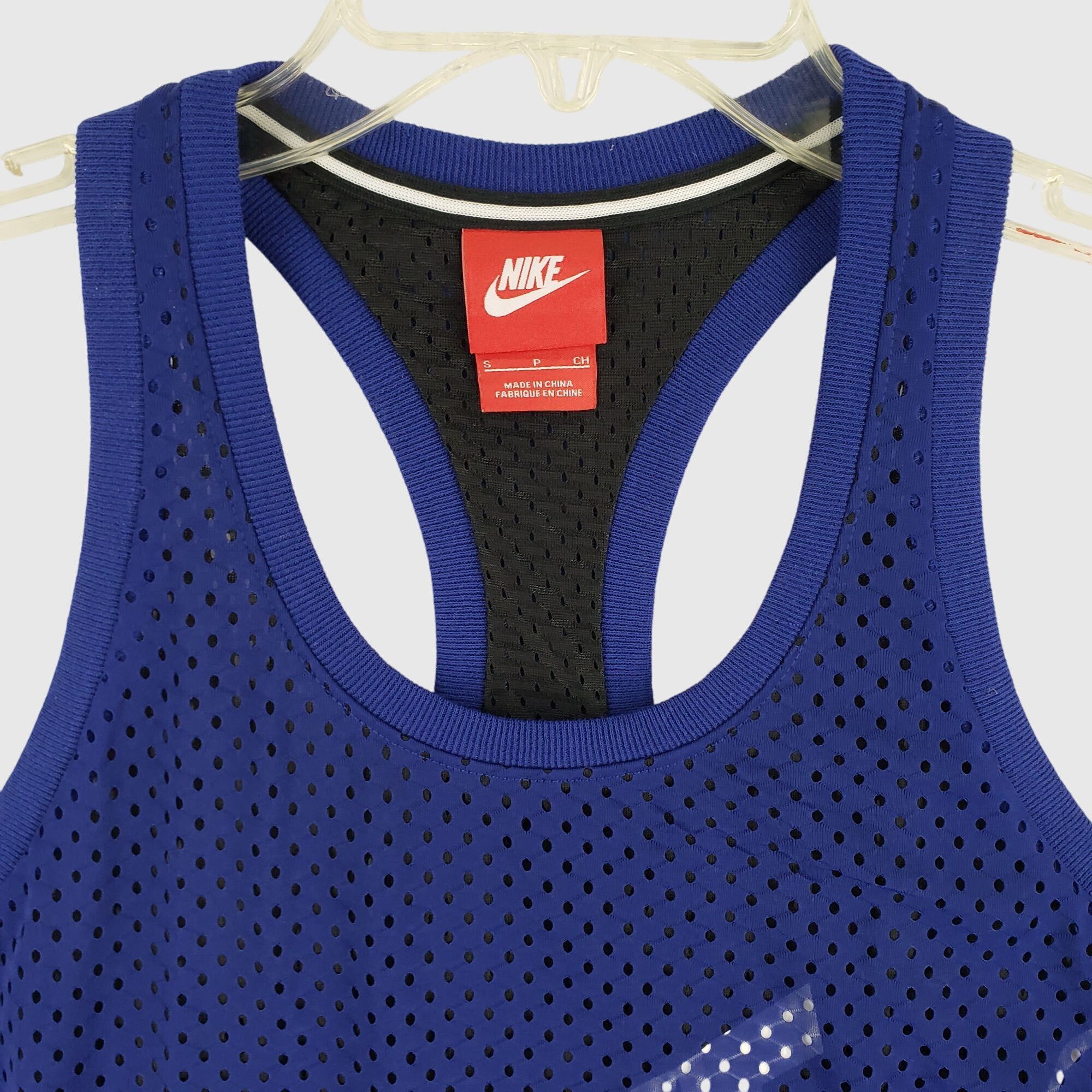 Nike Nike Tank Logo Mesh Overlay JUST DO IT Workout Running Athle Size S / US 4 / IT 40 - 8 Thumbnail
