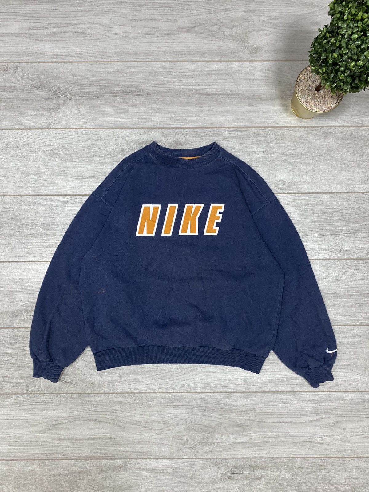 Nike Nike spell out big logo sweatshirt Size US L / EU 52-54 / 3 - 1 Thumbnail