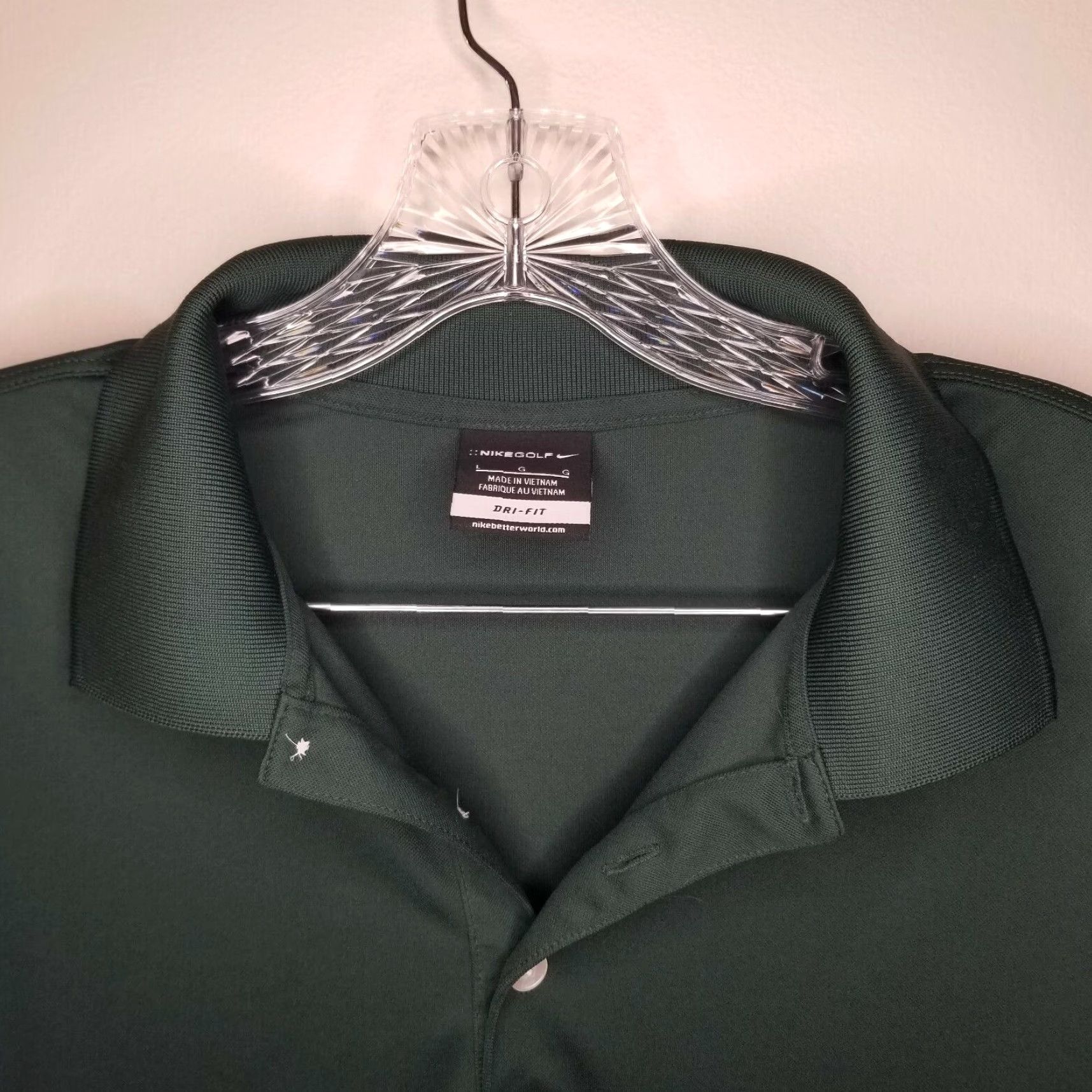 Nike Nike Golf Polo Shirt Men Short Sleeve Dri-Fit Green L Size Size US L / EU 52-54 / 3 - 4 Thumbnail